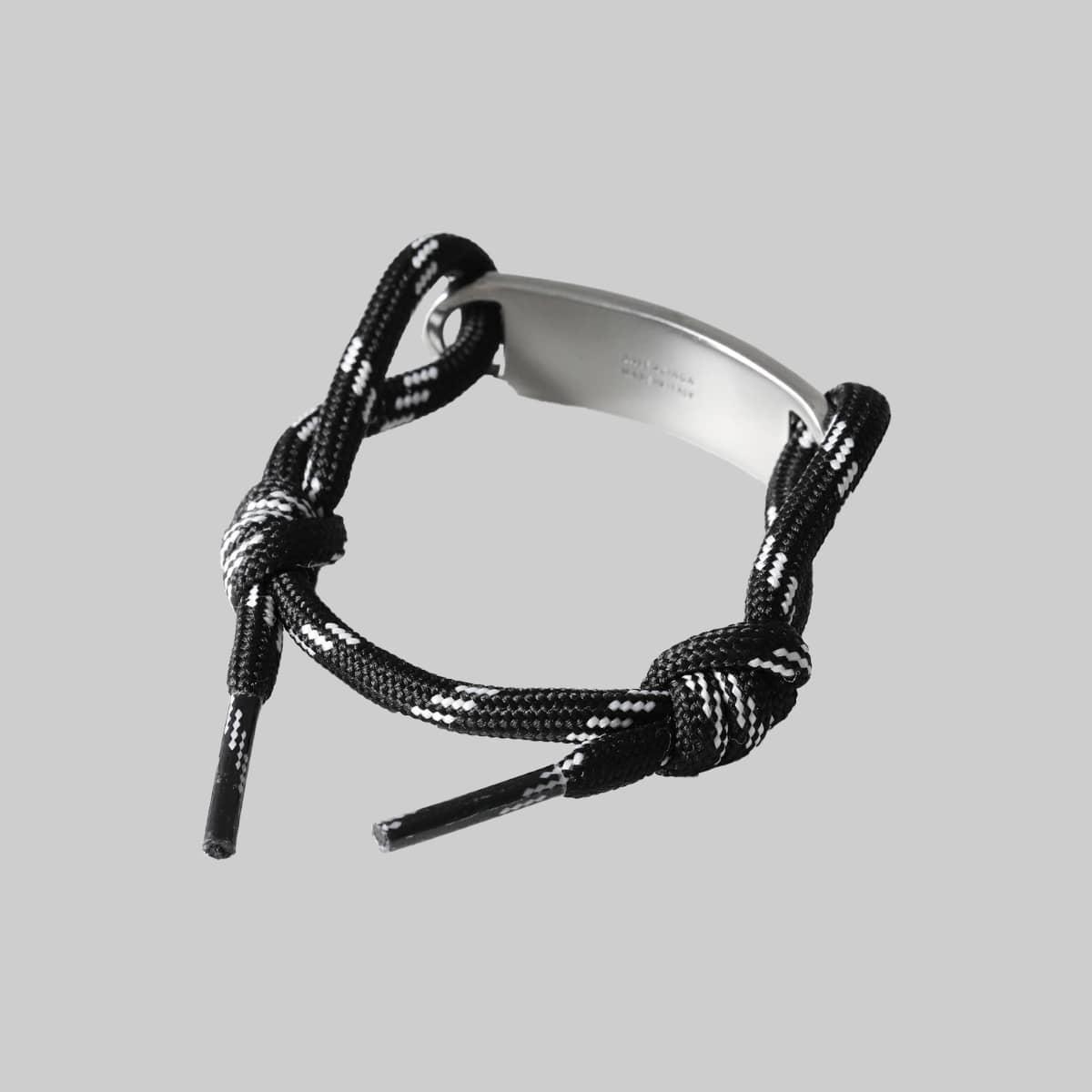 Sammensætning Hula hop Medic Balenciaga Plate Bracelet In Black in Metallic for Men | Lyst