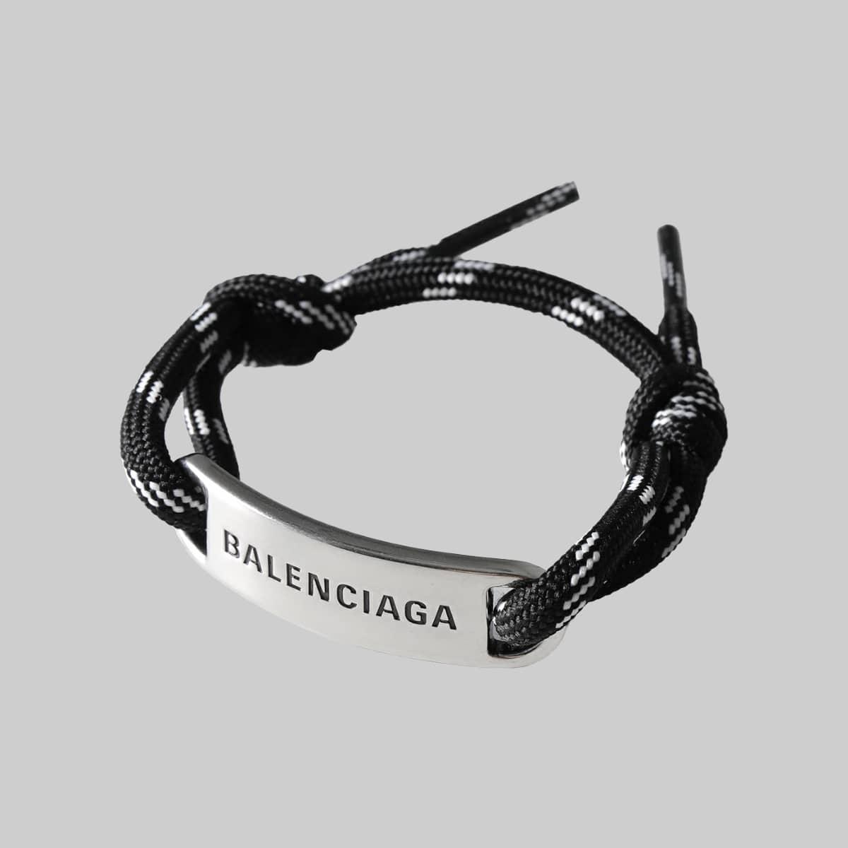 Balenciaga Plate Bracelet In Black in Metallic for Men | Lyst