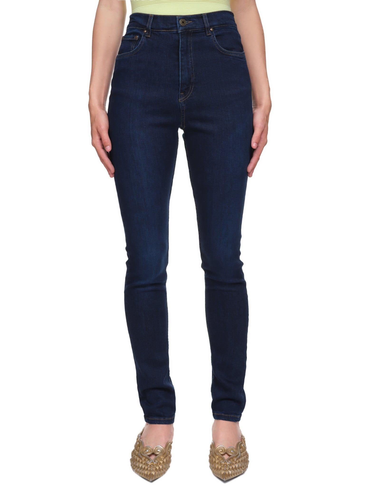Y. Project Denim Bicolor Heart Jeans in 