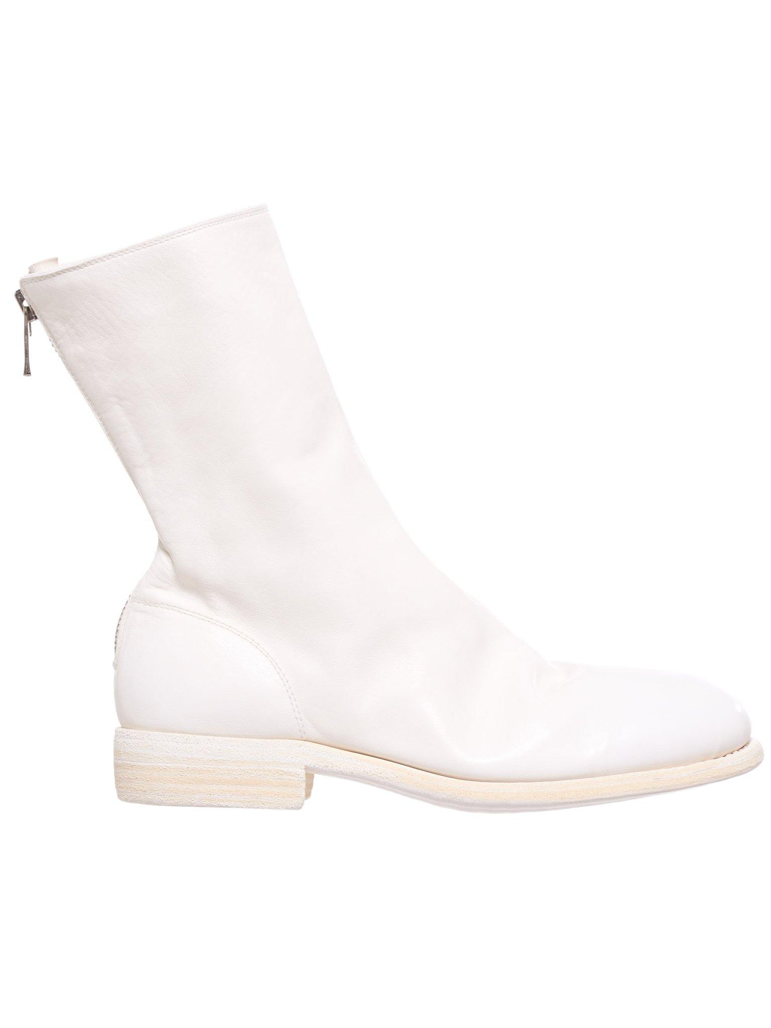 guidi boots white