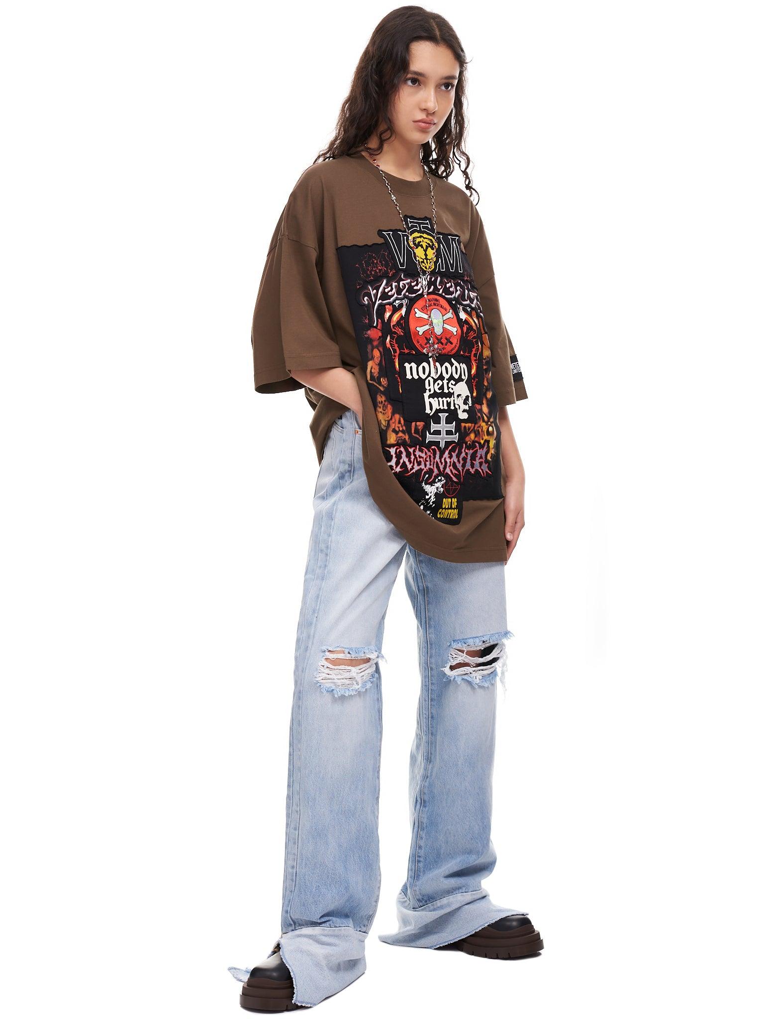 Jeans Wide Leg Elasticado Push Up Pata Ancha Destroyed Jeans Wide Leg Elasticado Push Up Pata Ancha Destroyed