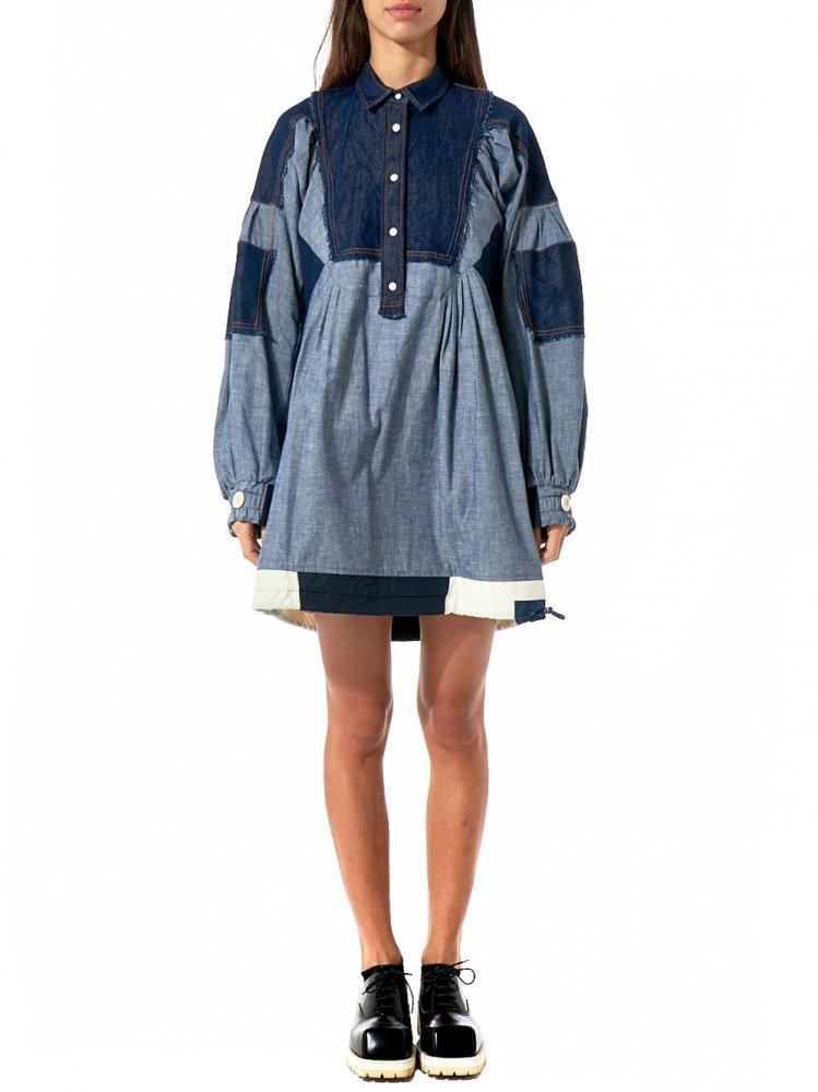 sacai denim dress