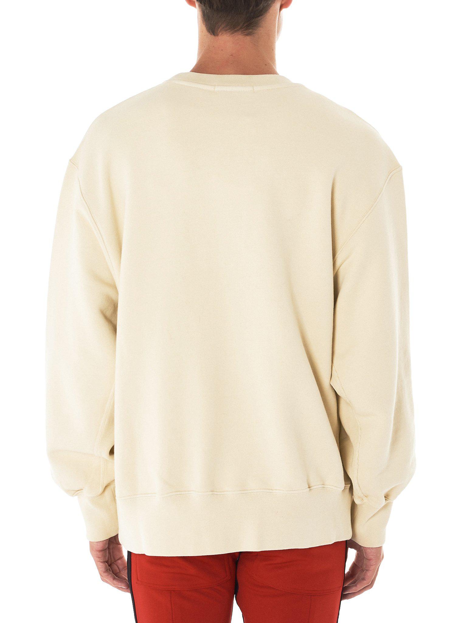 Yeezy Cotton Calabasas Adidas Sweatshirt in Natural for Men - Lyst