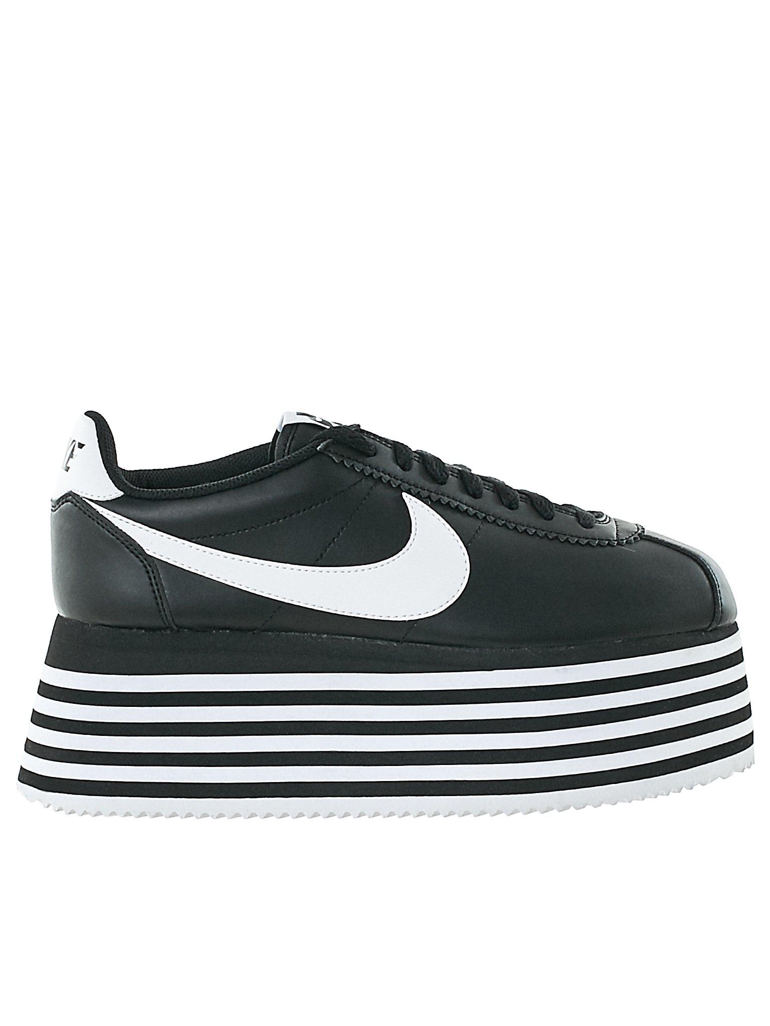 comme des garçons x nike cortez platform