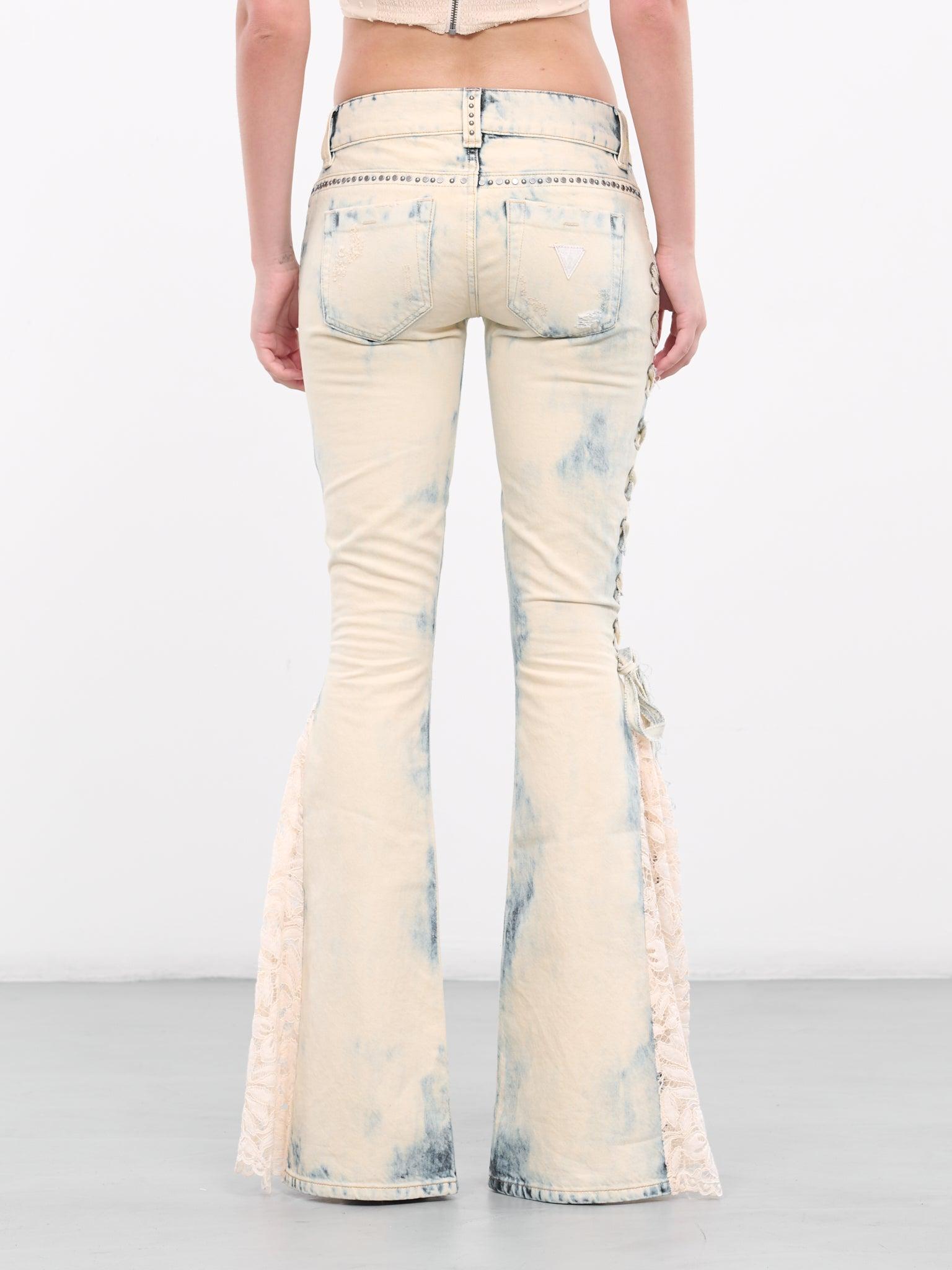 Tie-Dye Carpenter Bell Bottom Denim