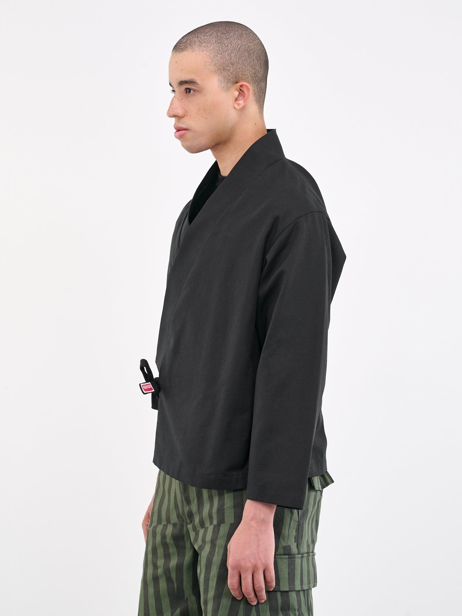 KENZO Kimono Jacket in Gray for Men | Lyst