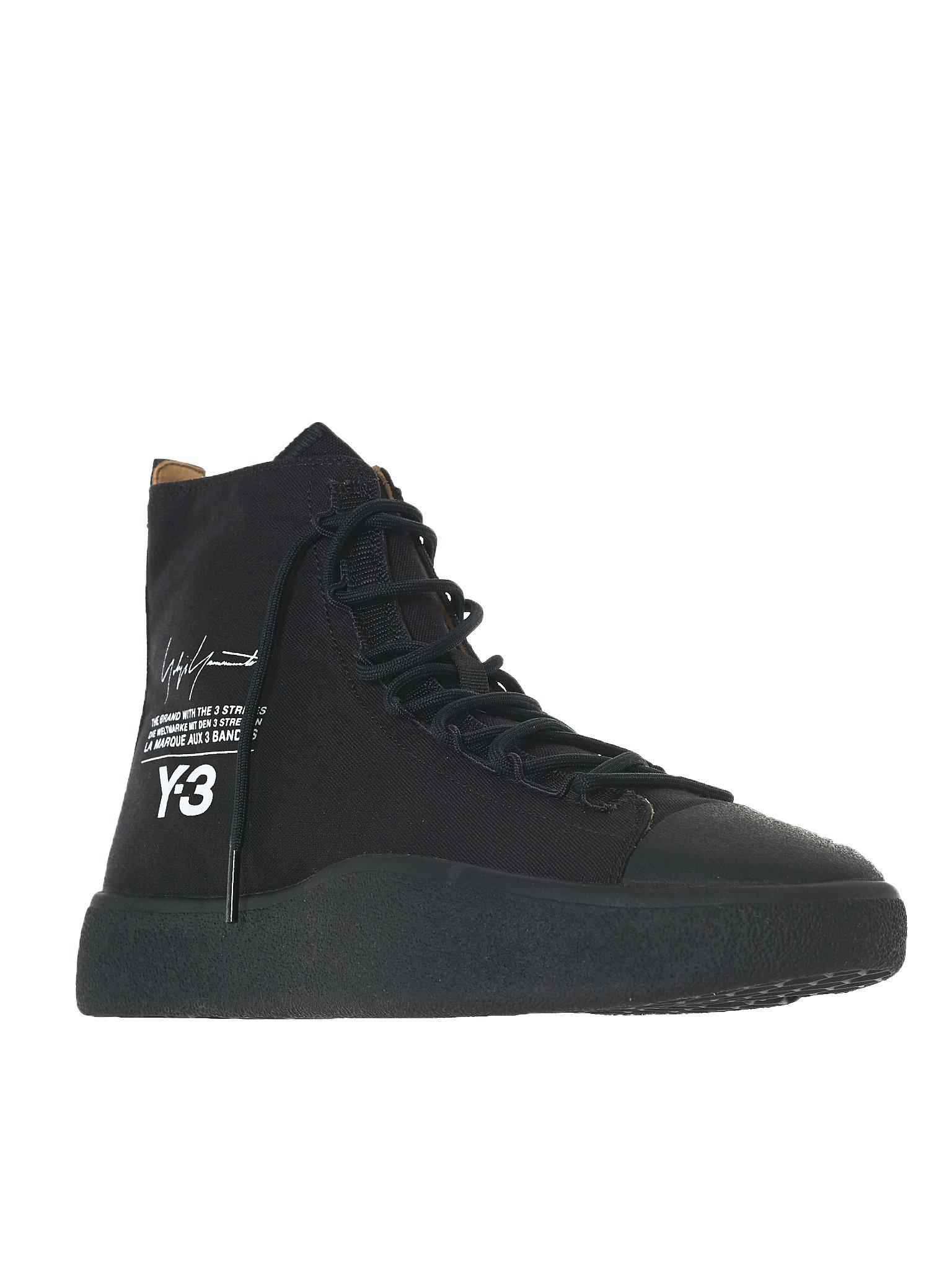 y3 bashyo high top trainers