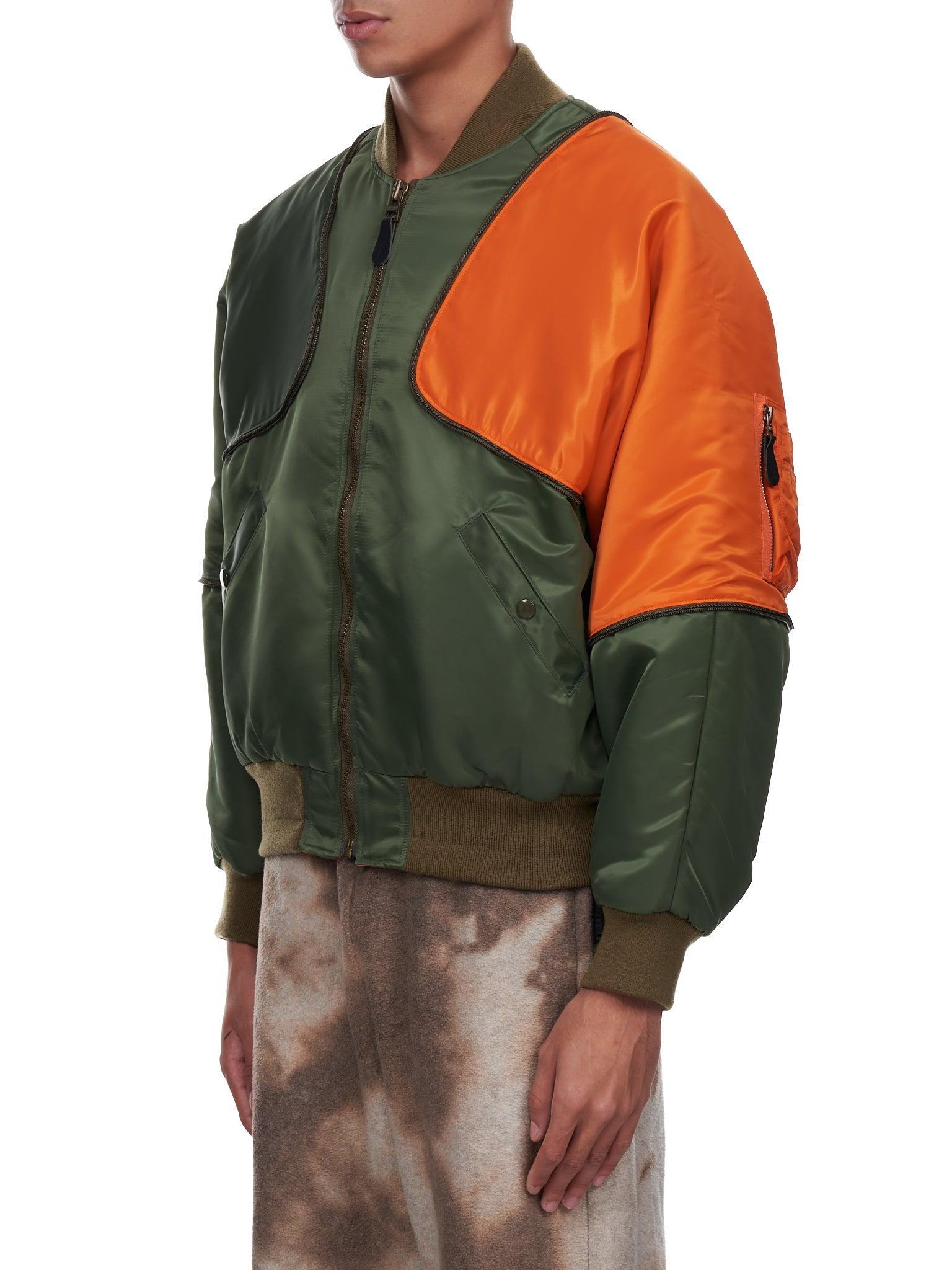 Kapital Synthetic Pillow Bomber Jacket in Khaki (Green) for Men - Lyst