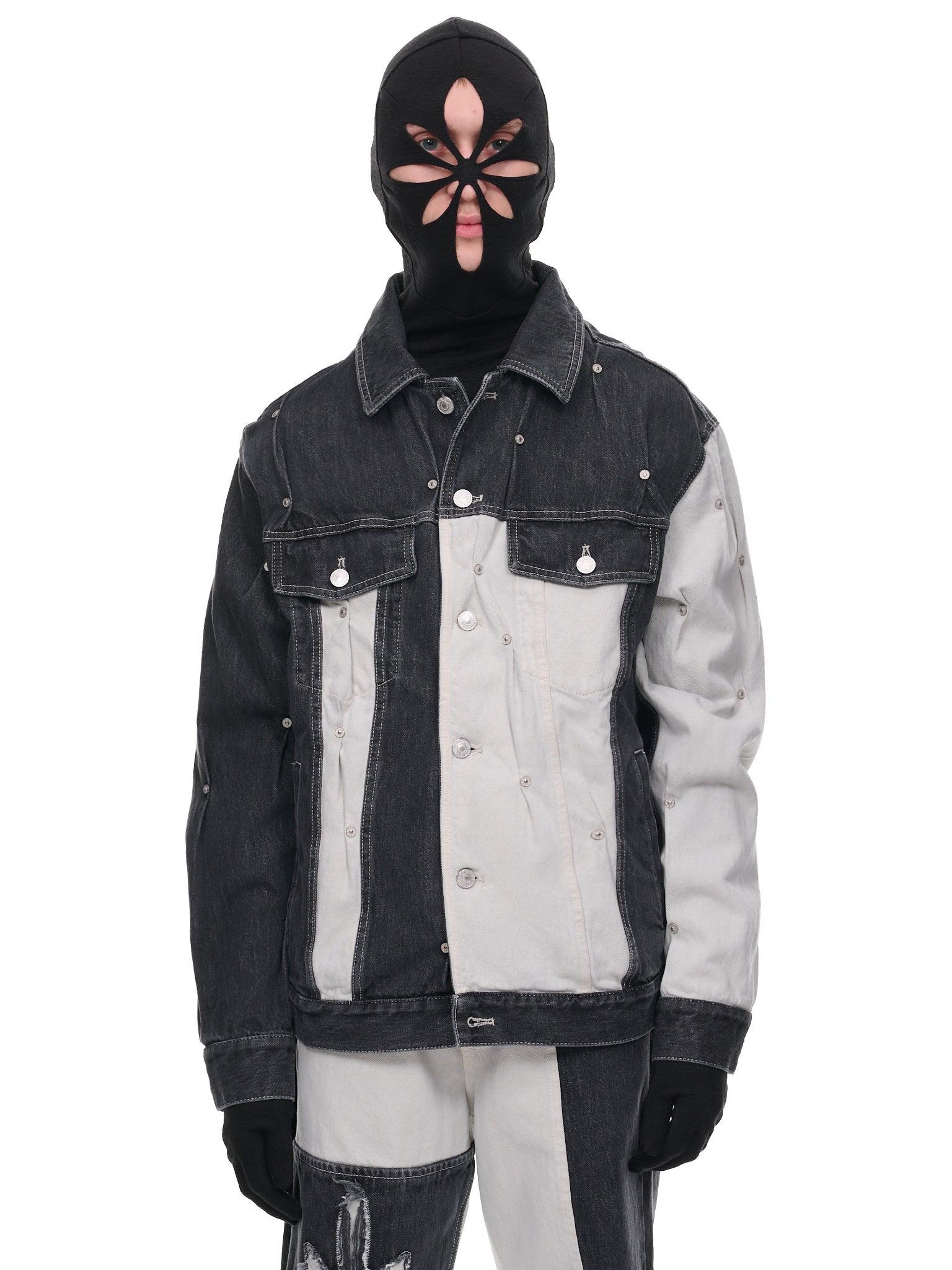 Kusikohc Multirivet Denim Jacket in Gray for Men Lyst