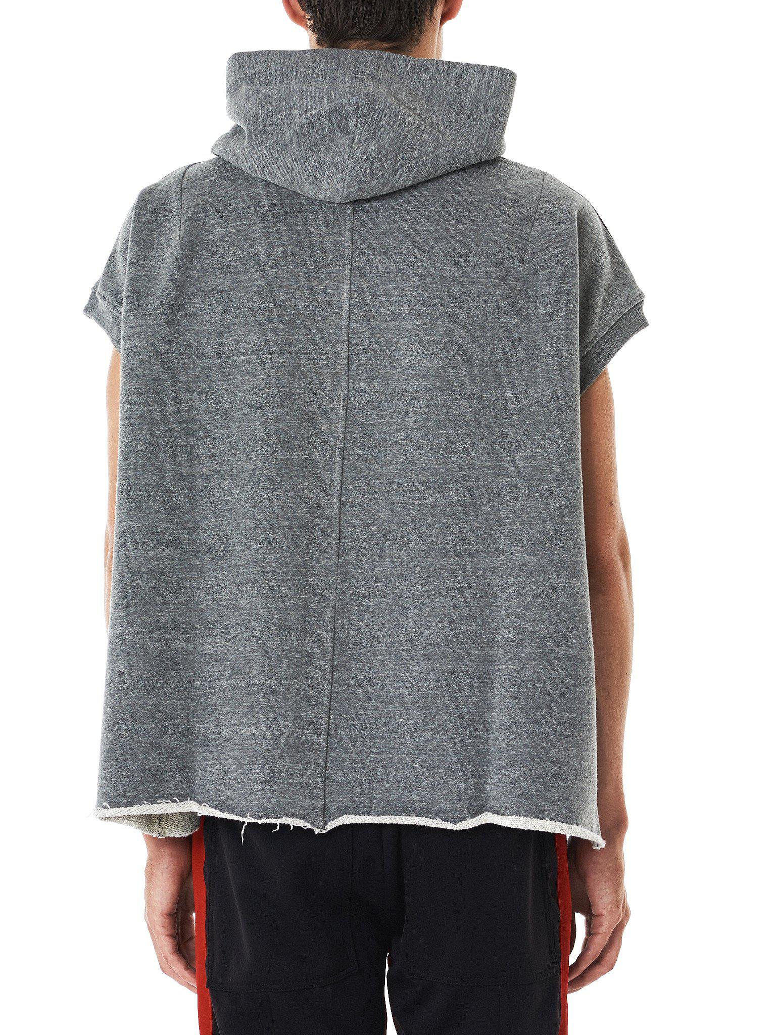 fear of god sleeveless hoodie