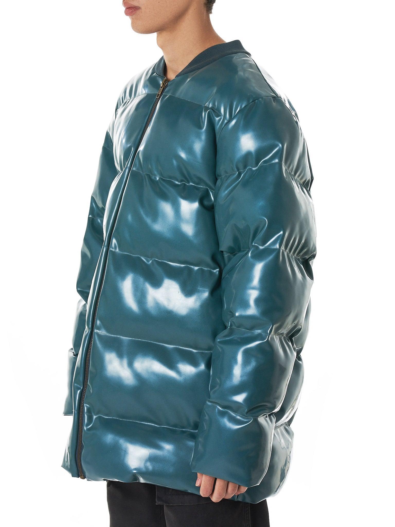 latex puffer jacket