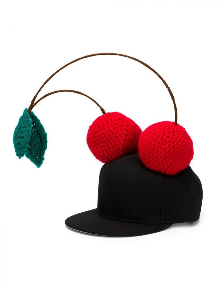 Kidill Cotton Cherry Cap in Red - Lyst