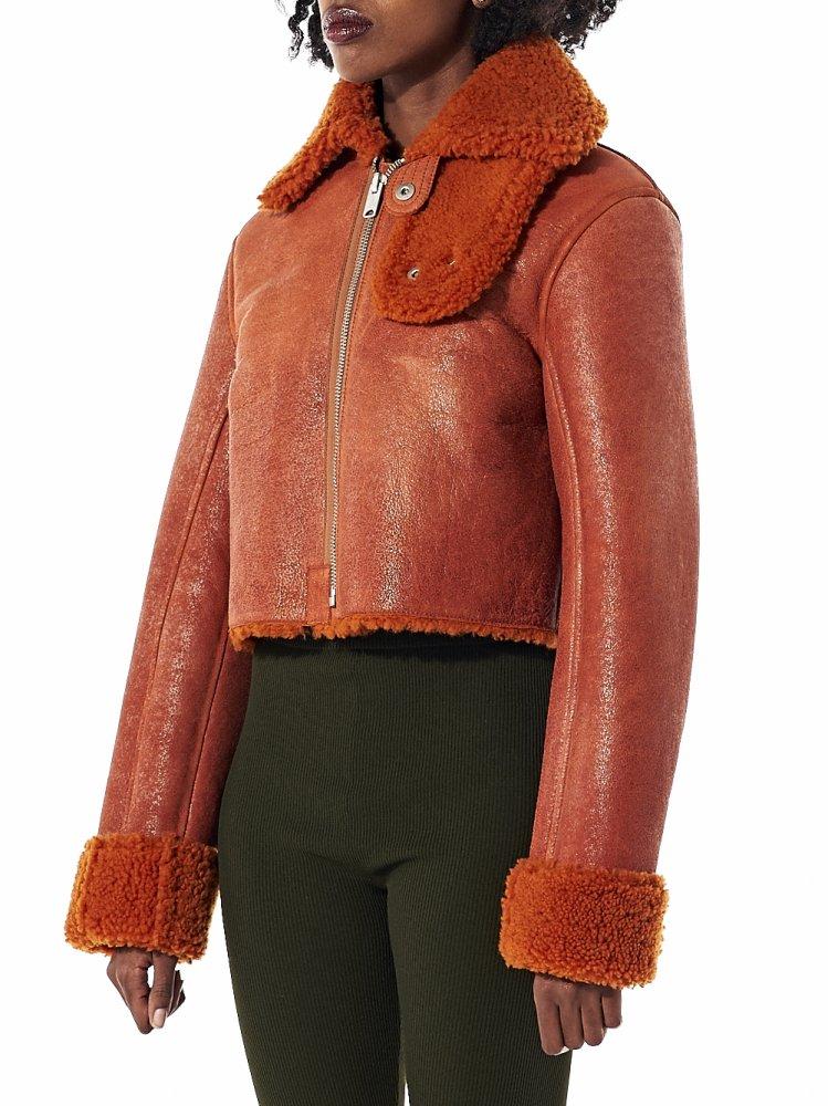 yeezy cropped bomber