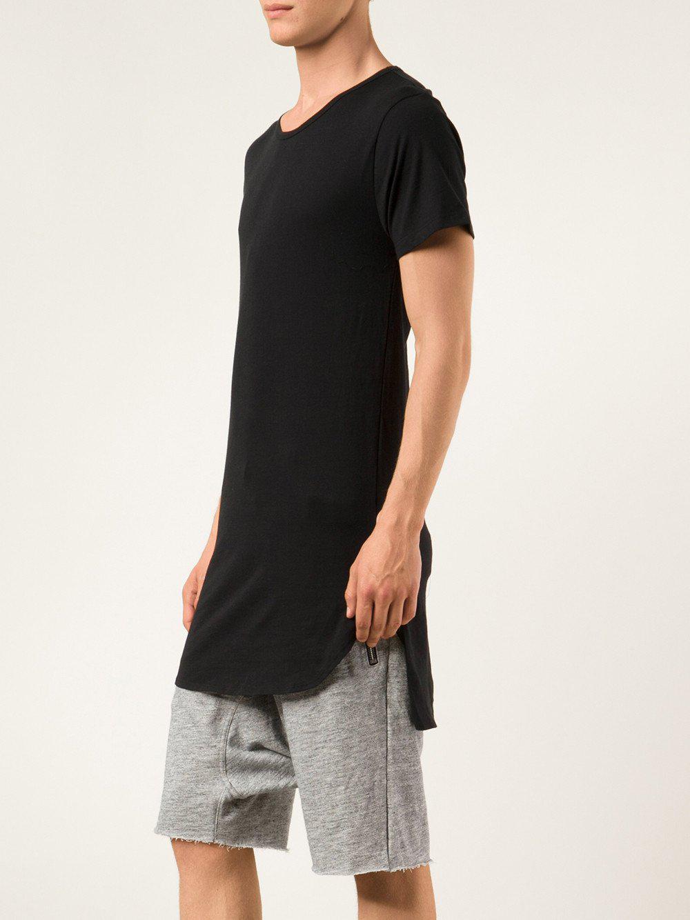 Fear Of God Essential Long Tee in Black for Men - Lyst