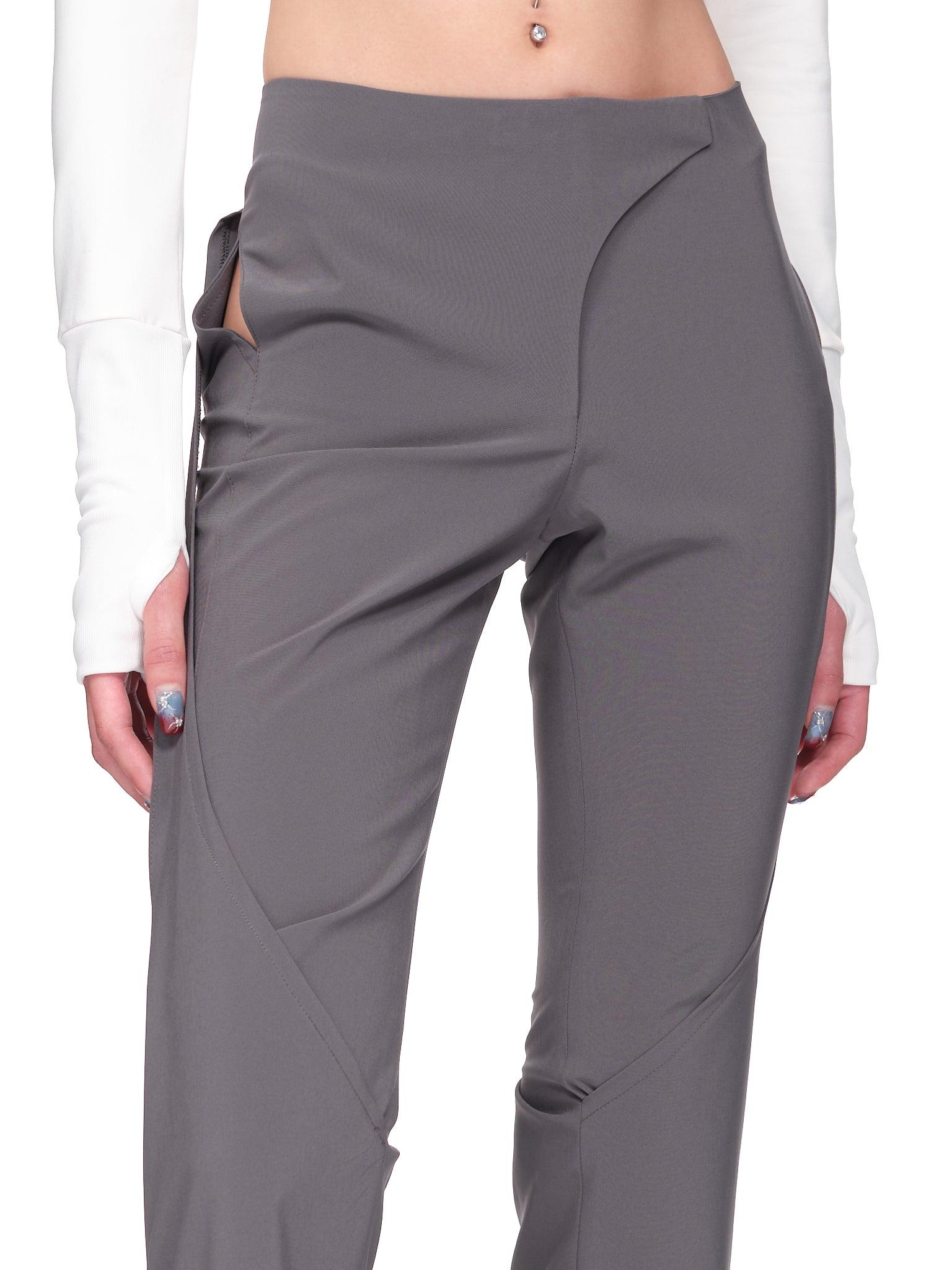 Hyein Seo Synthetic Slit Pants in Grey 