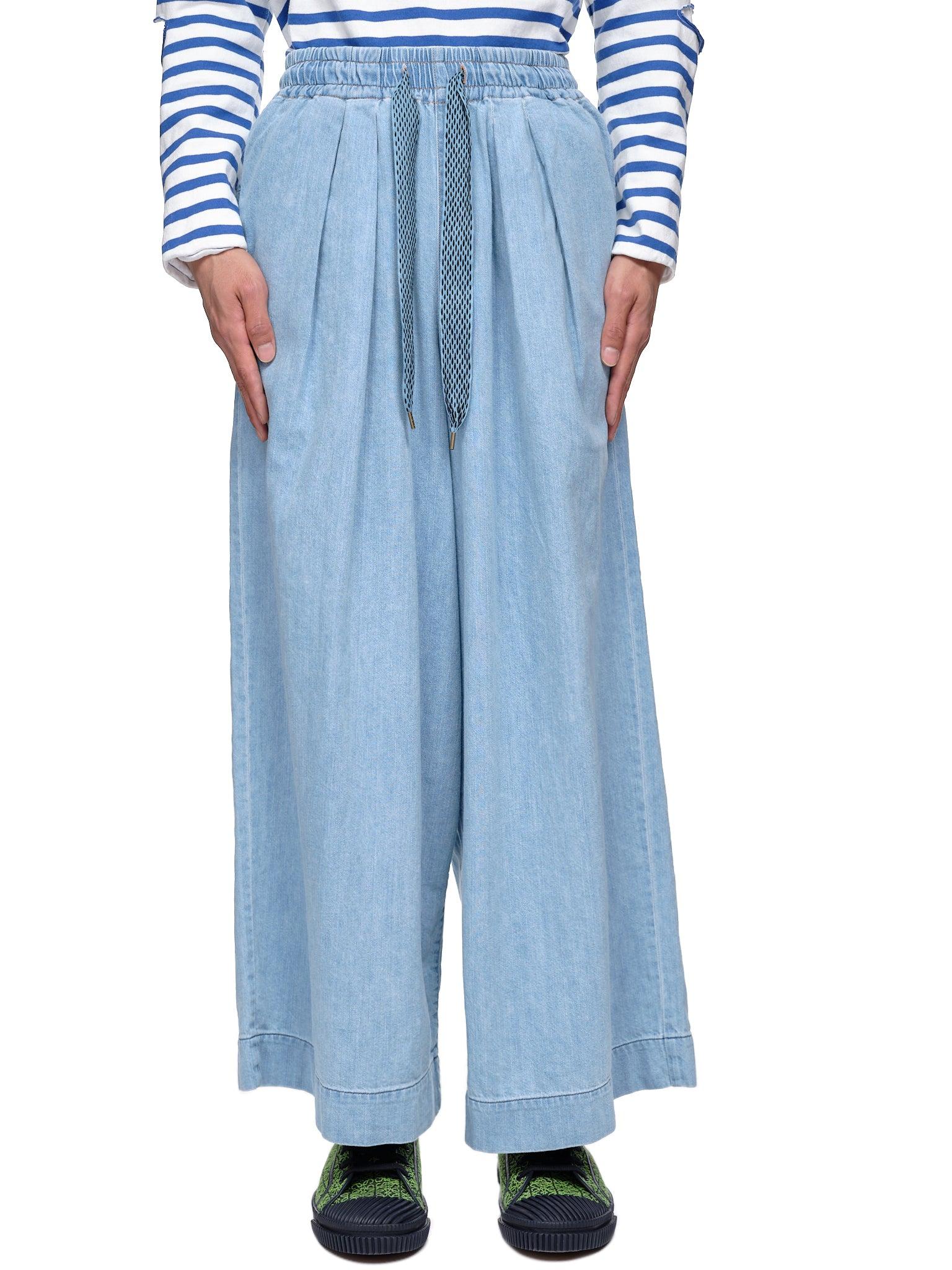 Kapital Cotton Lude Baggy Trousers in Blue for Men | Lyst