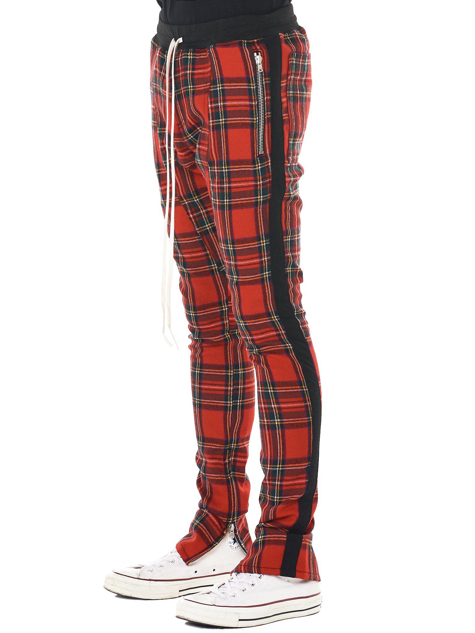 fear of god tartan pants