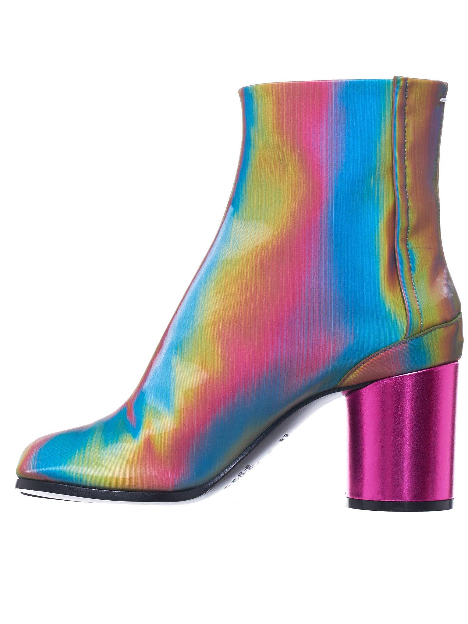 maison margiela iridescent boots