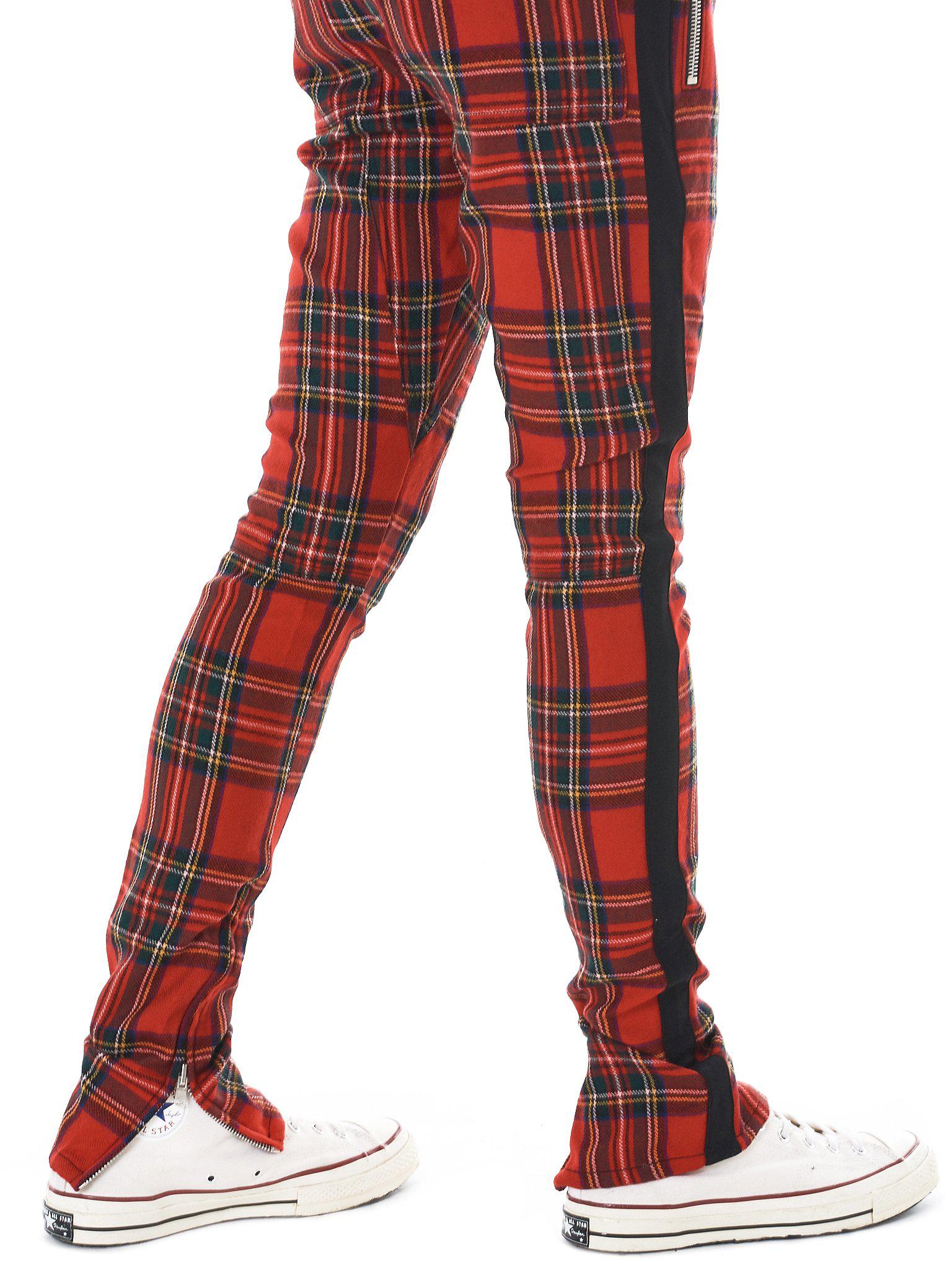fear of god tartan pants