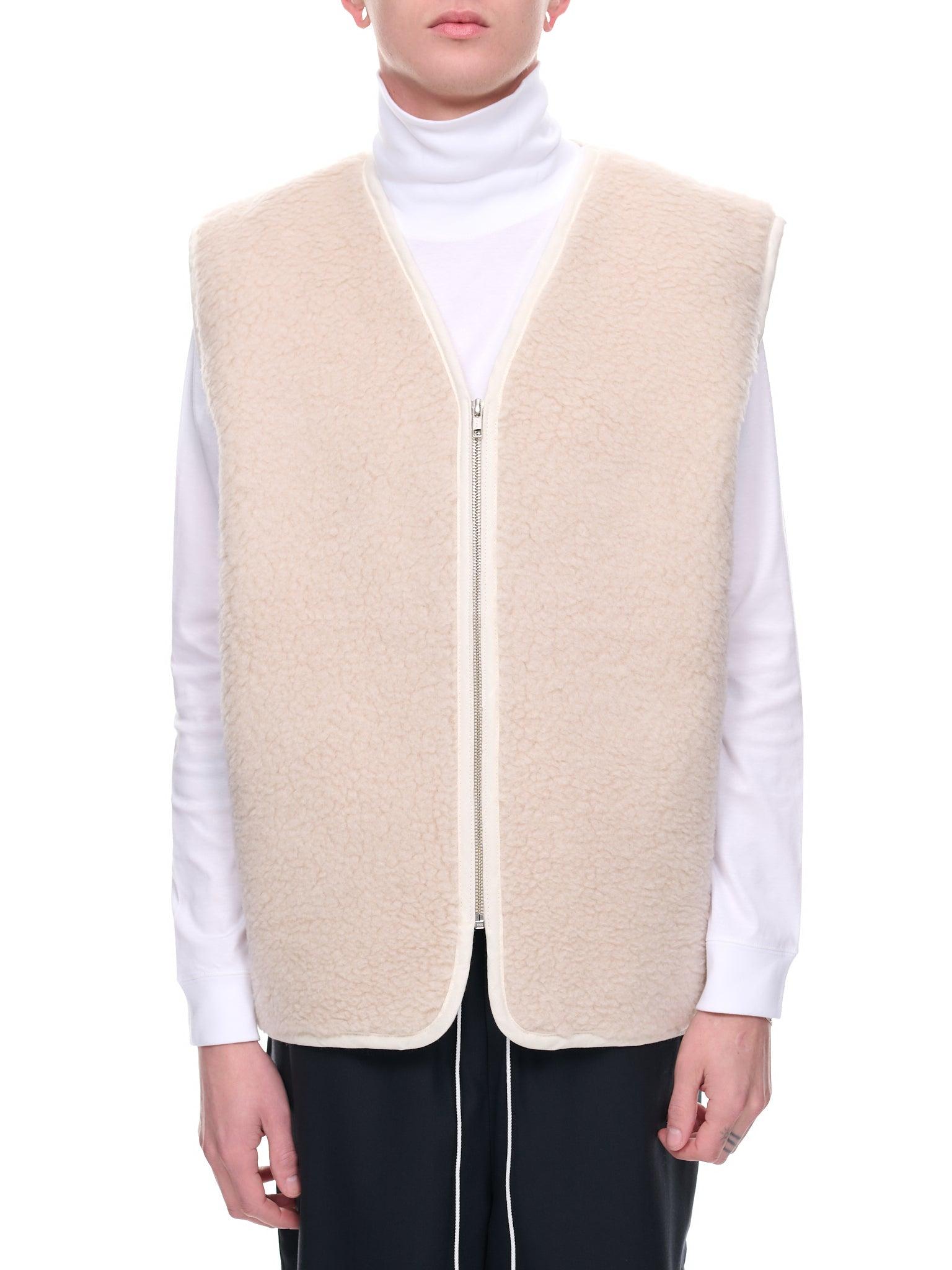 Camiel Fortgens Men's Natural Wool Fleece Vest