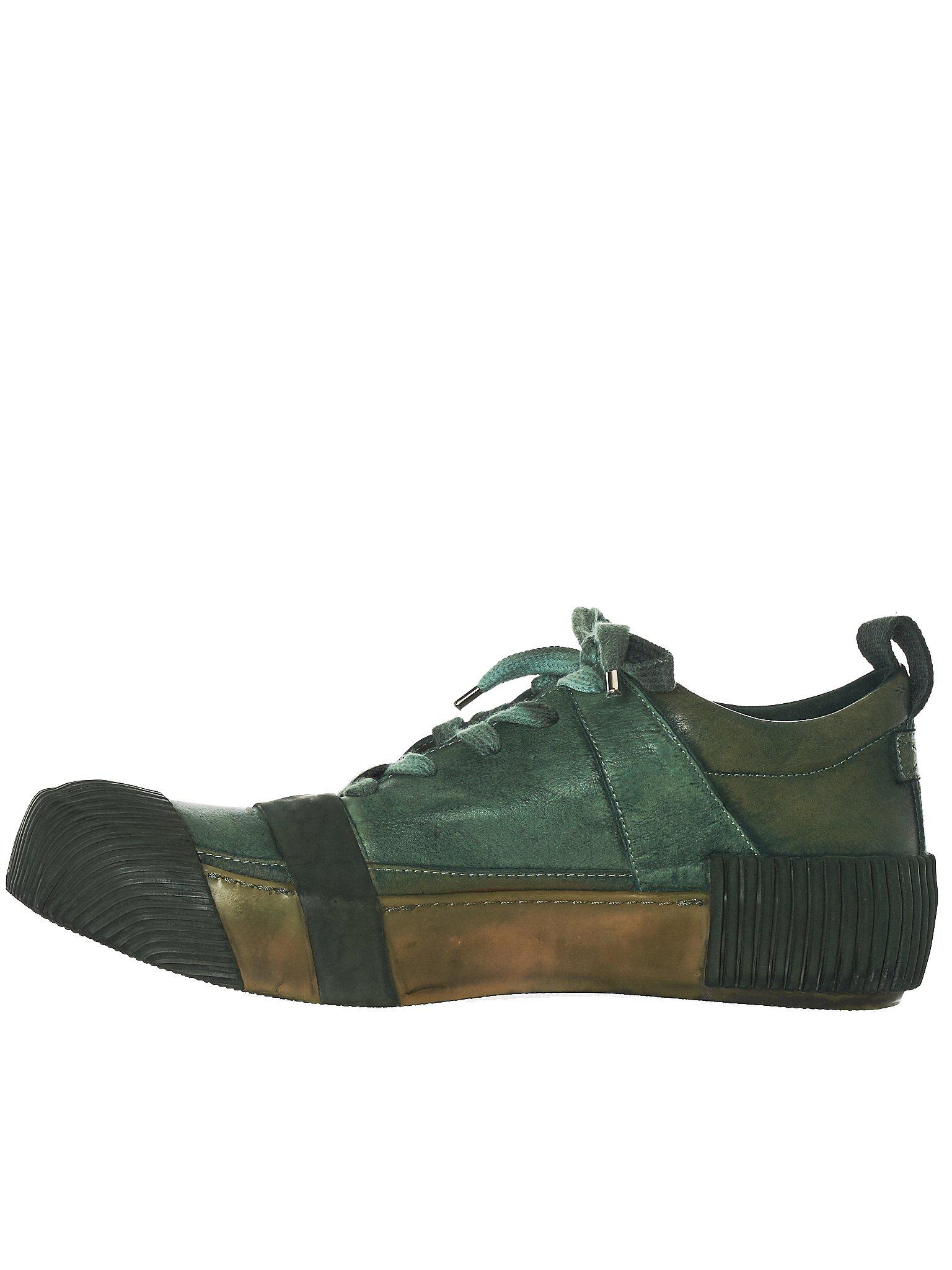 Boris Bidjan Saberi 'bamba2' Low-top Leather Sneaker in Green for Men ...