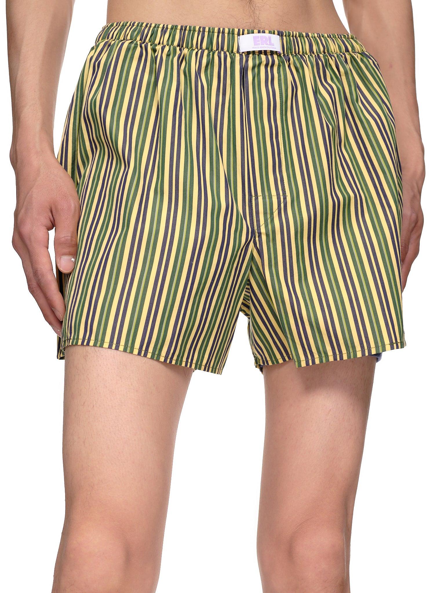 ERL Striped Boxers in Green for Men | Lyst