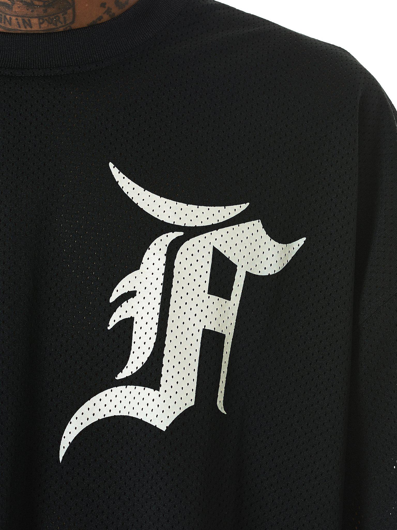 Fear Of God Embroidery Baseball Jersey in Black for Men | Lyst