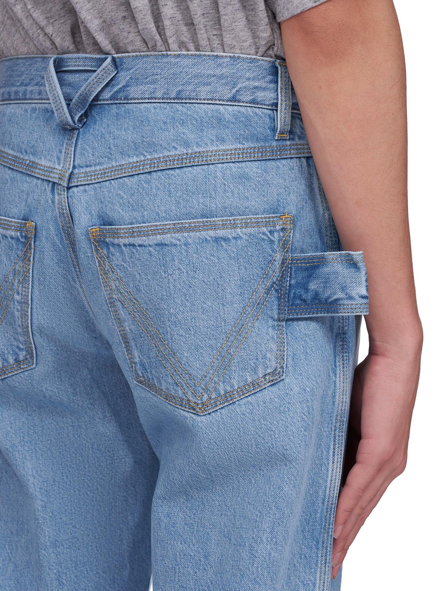 Bottega Veneta Denim Straight Leg Jeans in Bleach (Blue) for Men 