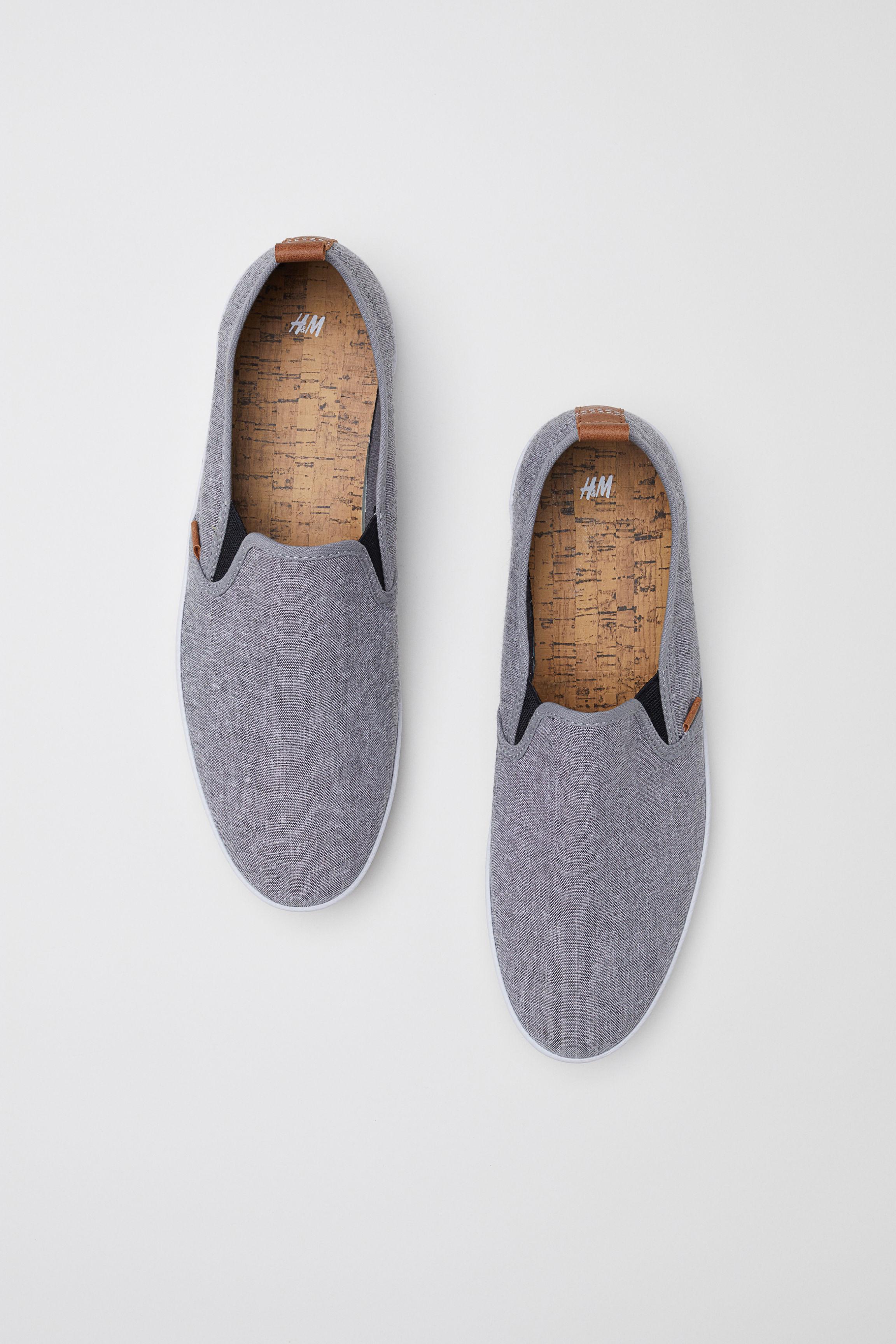h&m mens slip on shoes