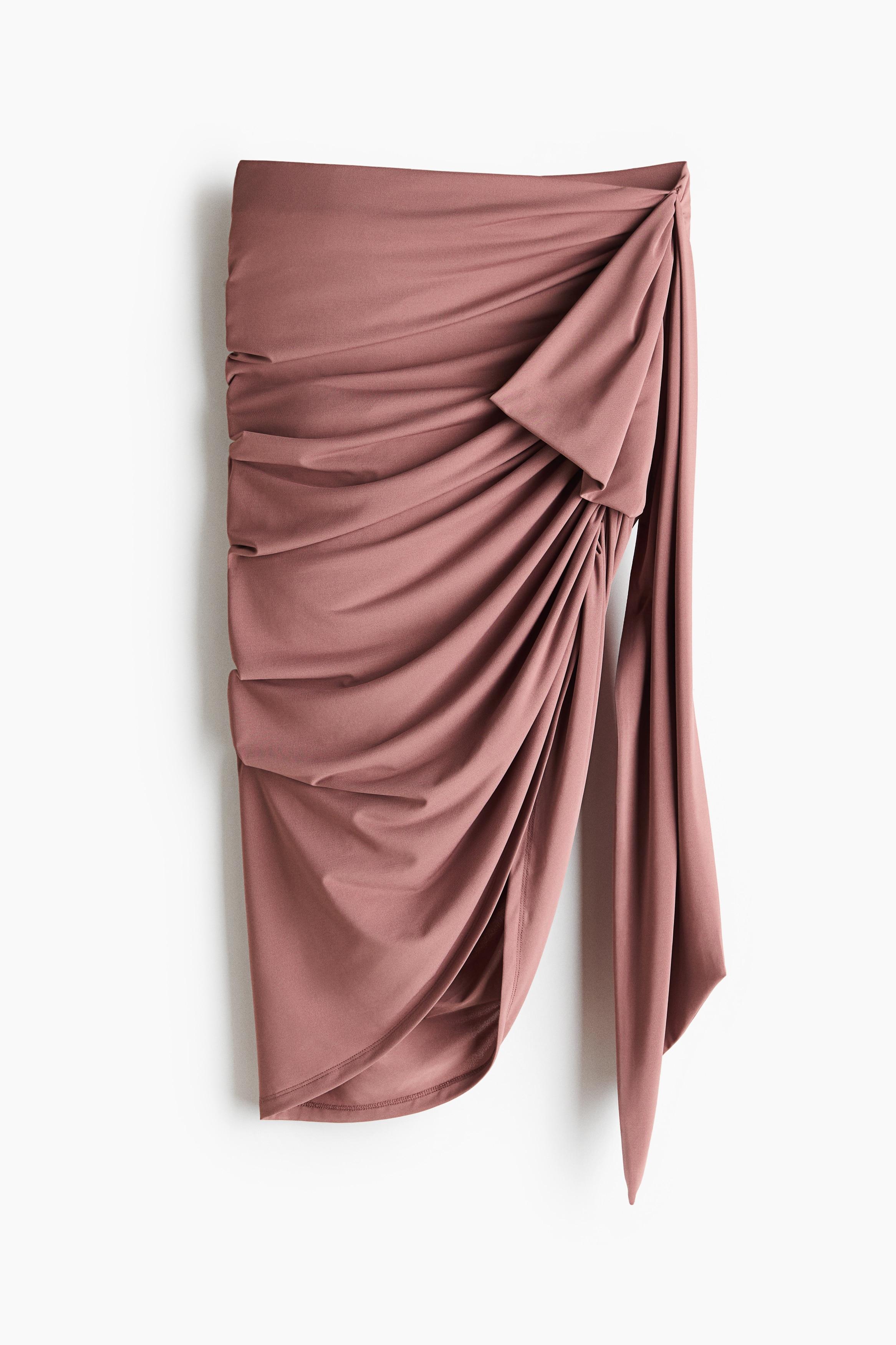 Jupe Droite M&S Lin Taille 16 Beige - Longueur Genou - NEUVE Avec étiquette