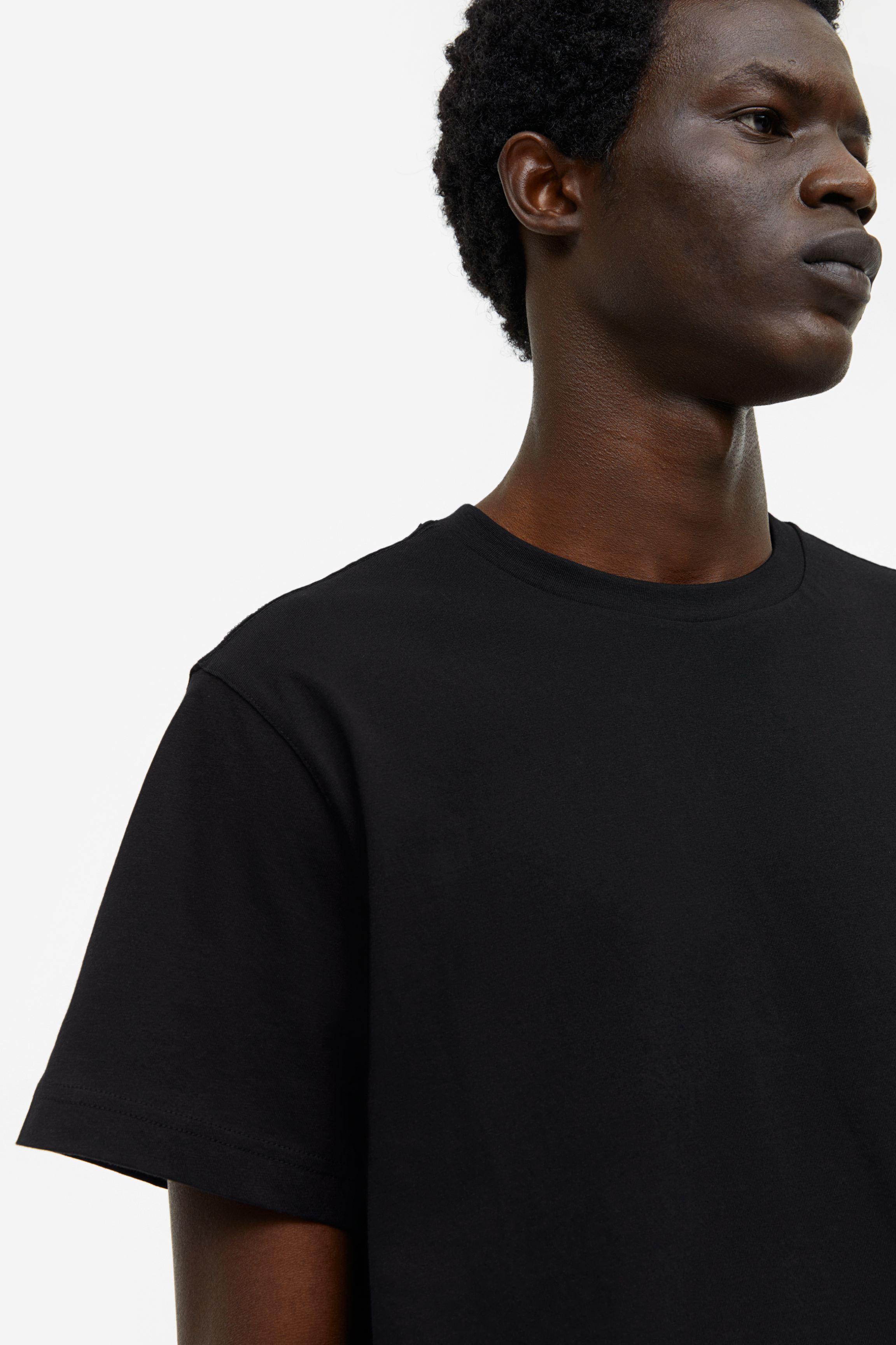 H&M Essentials No 7: The T-shirt in Black for Men | Lyst