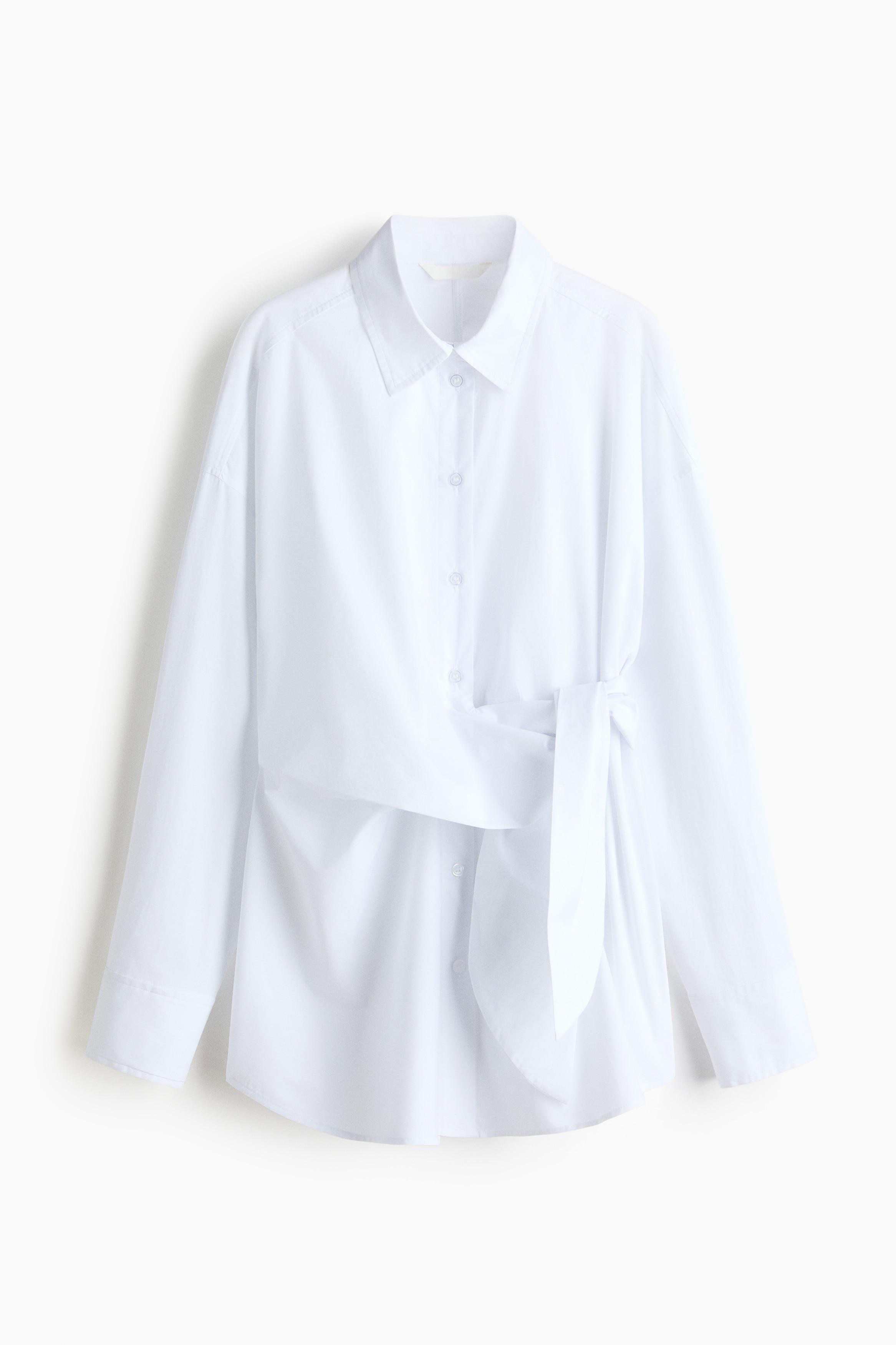 Chemise Femme Sans Manches H&M - Blanche - Taille 8 - Coton/polyester - Neuf Sans étiquette