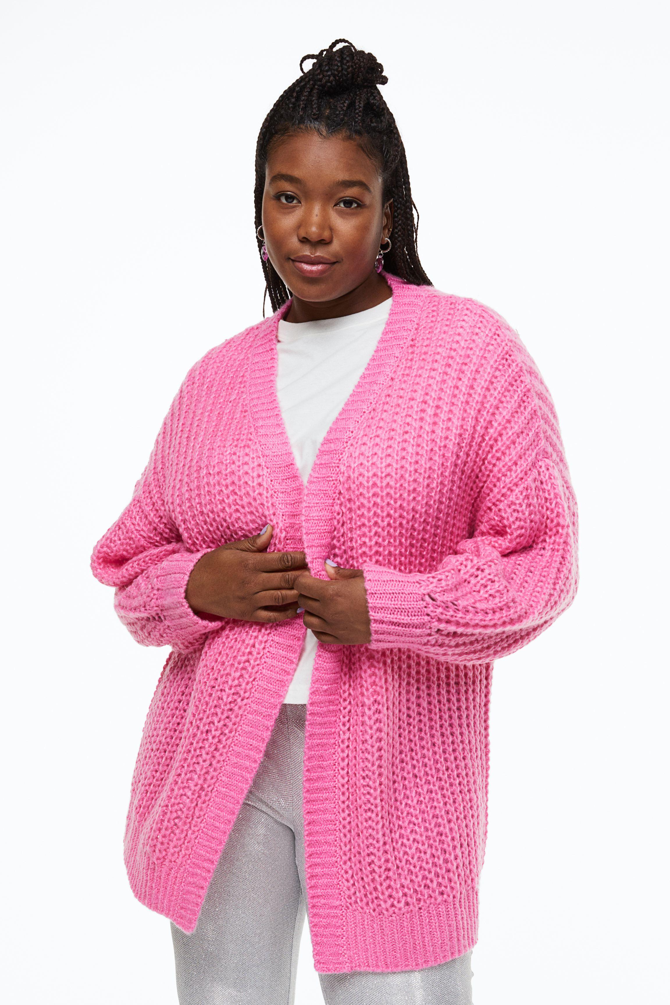 H&M Cardigan in Pink | Lyst