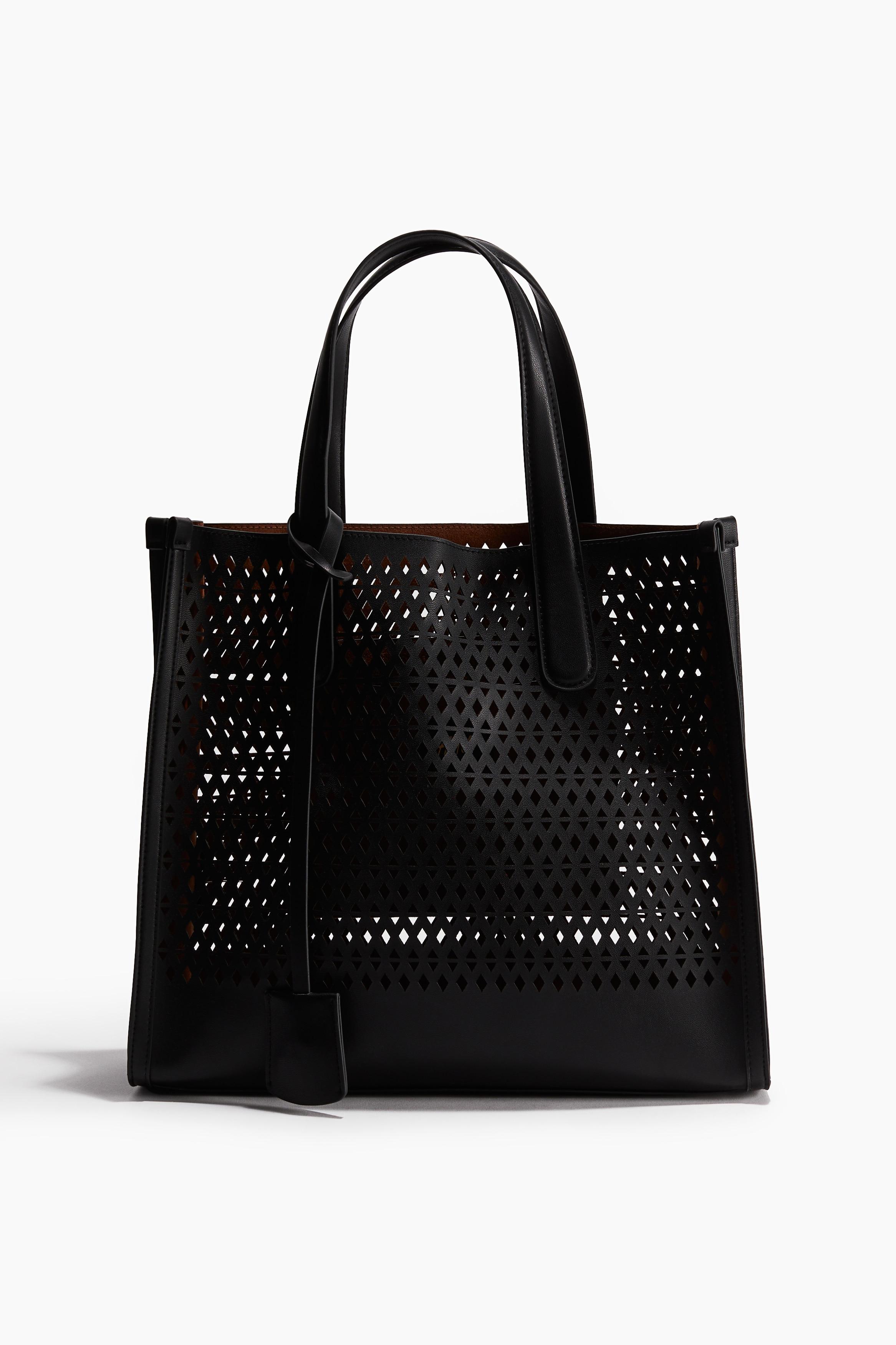 Shopper Bag Cabas Hm H&M Cotton-Blend Shopper