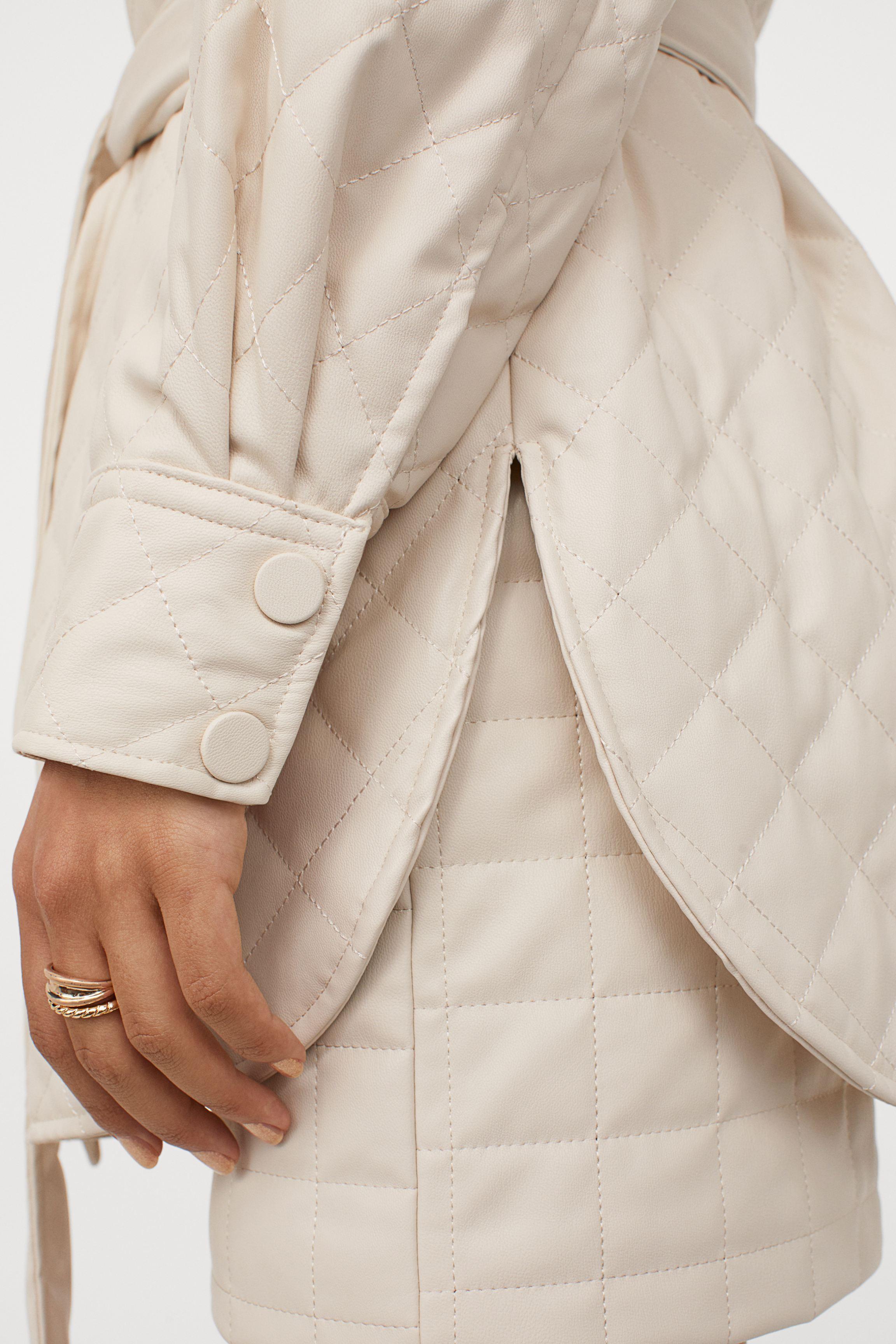 h&m cream jacket