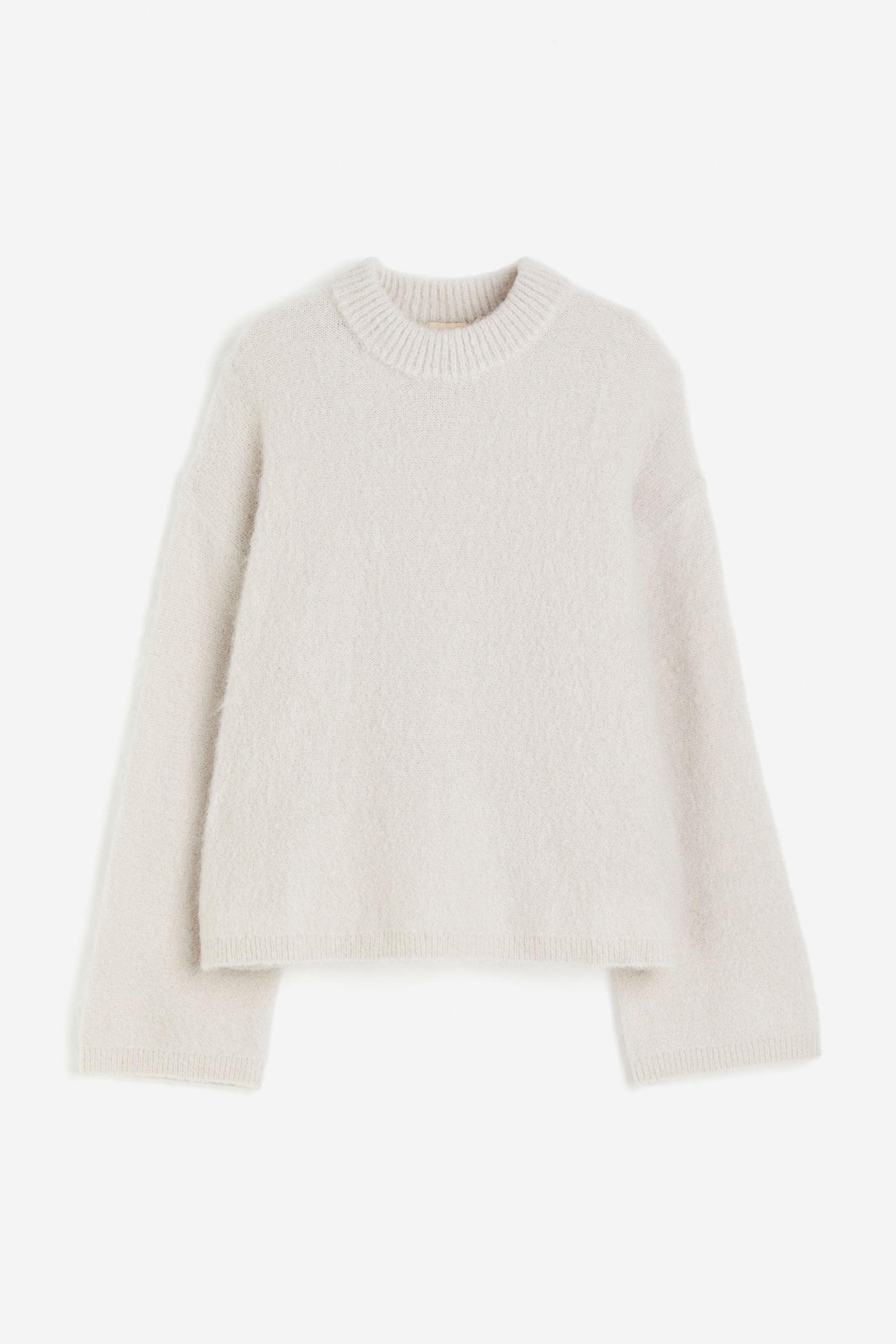 H&M Oversize-Pullover aus Mohairmix in Weiß Lyst DE