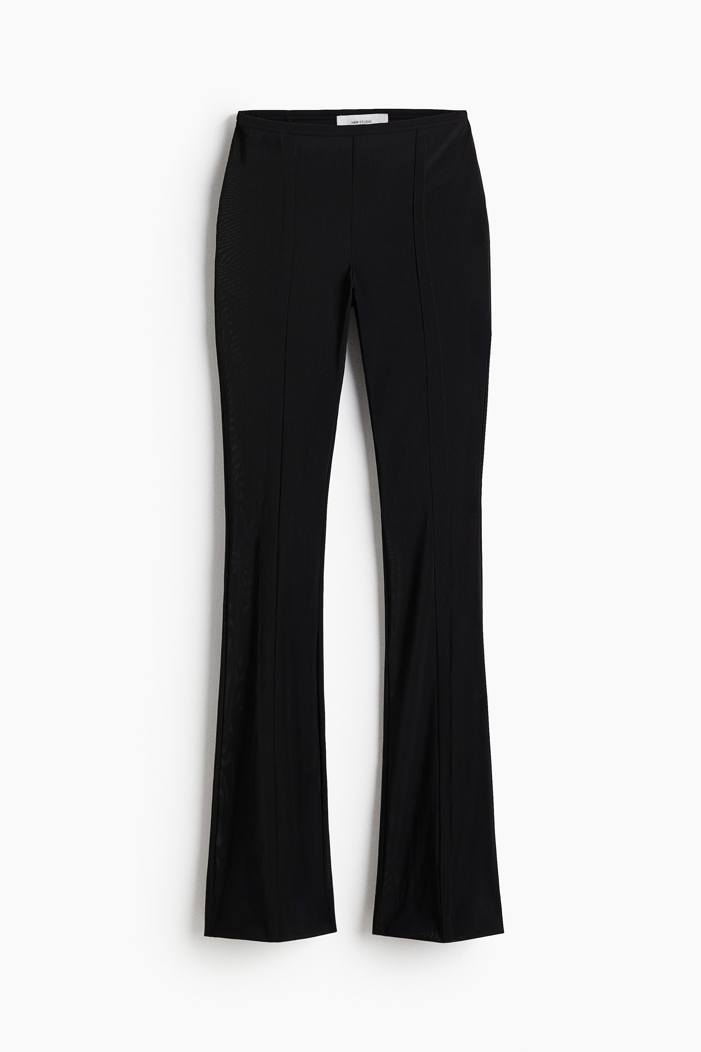 Jeans H Et M Pantalons Femme Straight High Jeans Bleu Denim Moyen