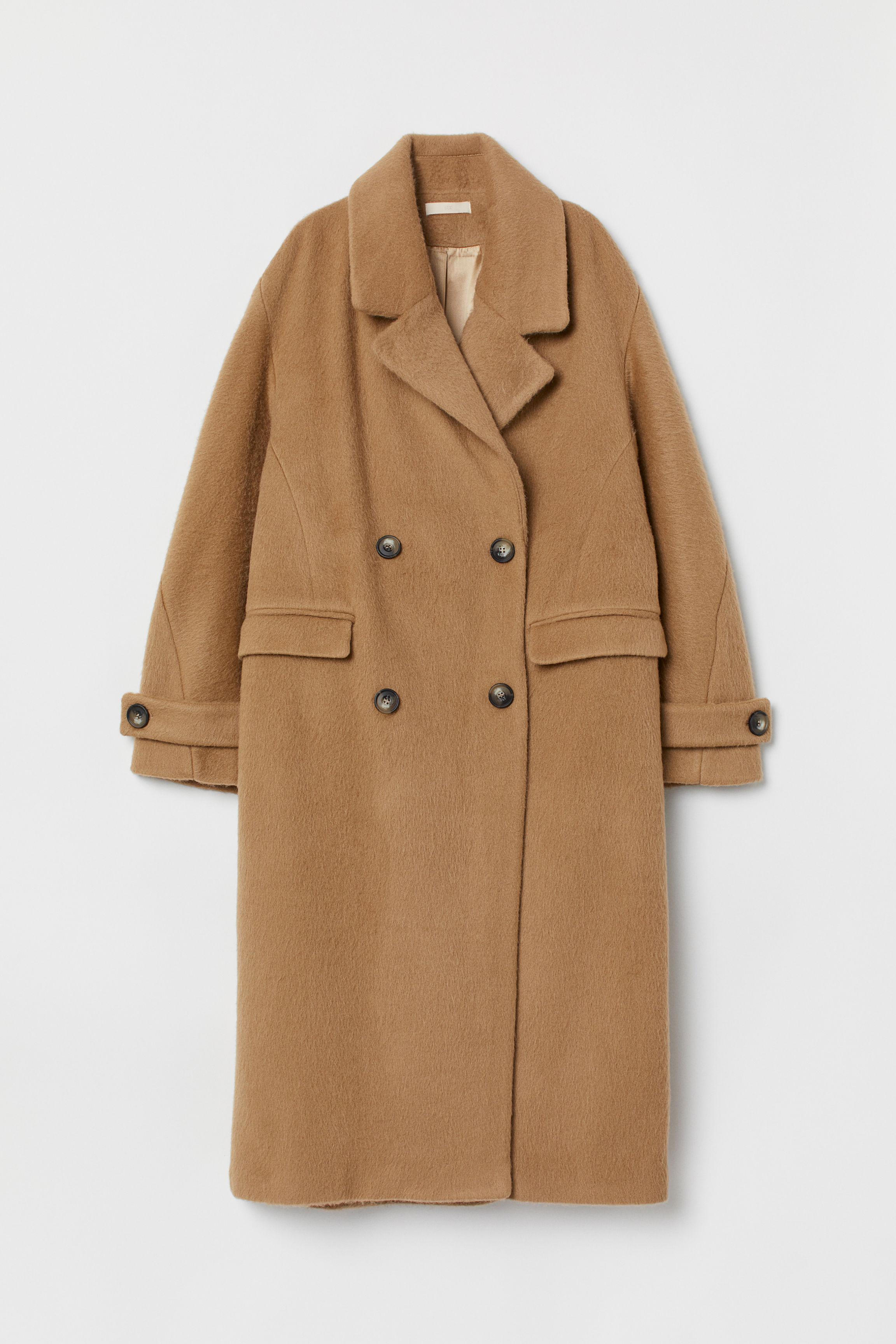 H&M Wool-blend Coat in Beige (Natural) | Lyst