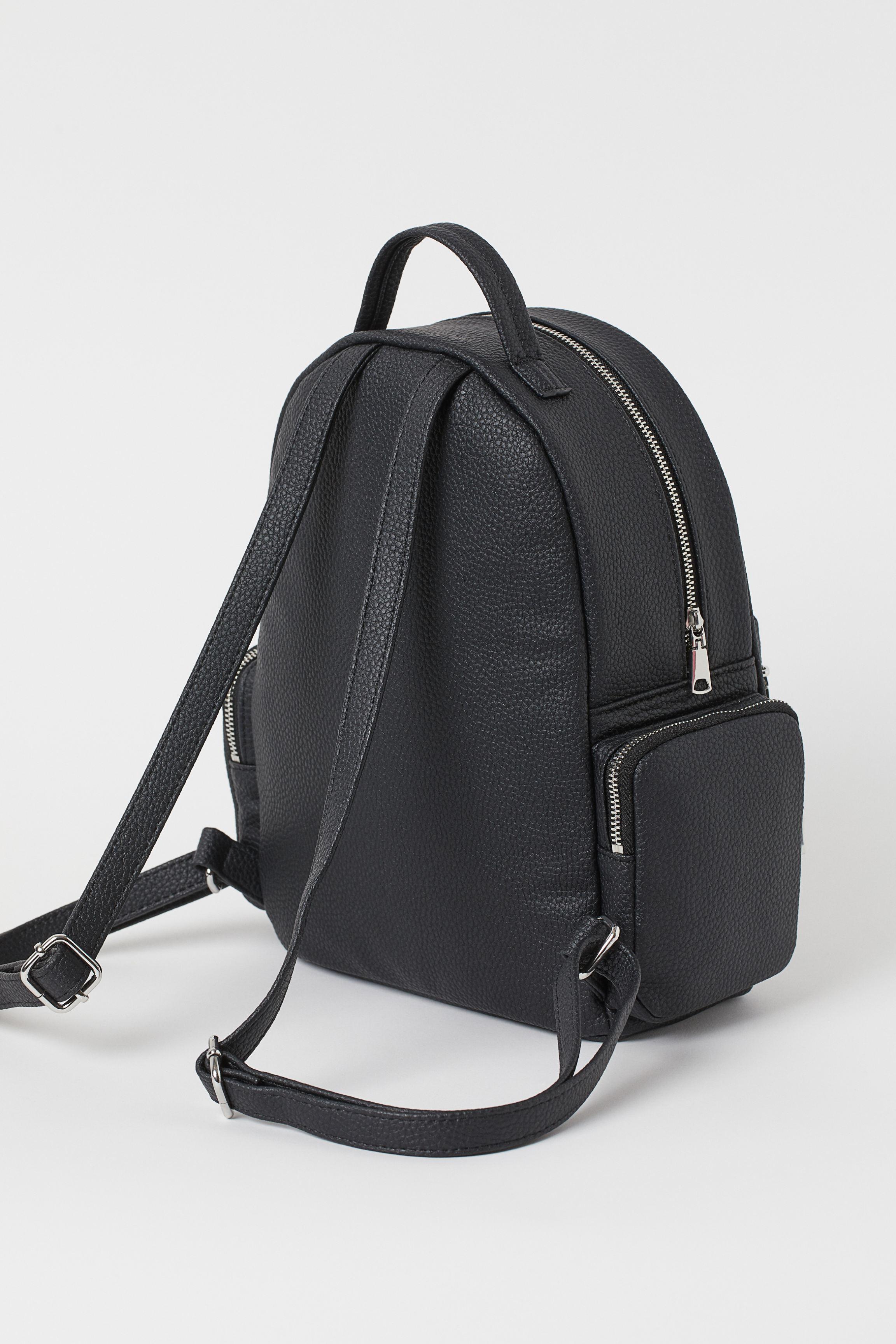 H&M Small Backpack in Black | Lyst