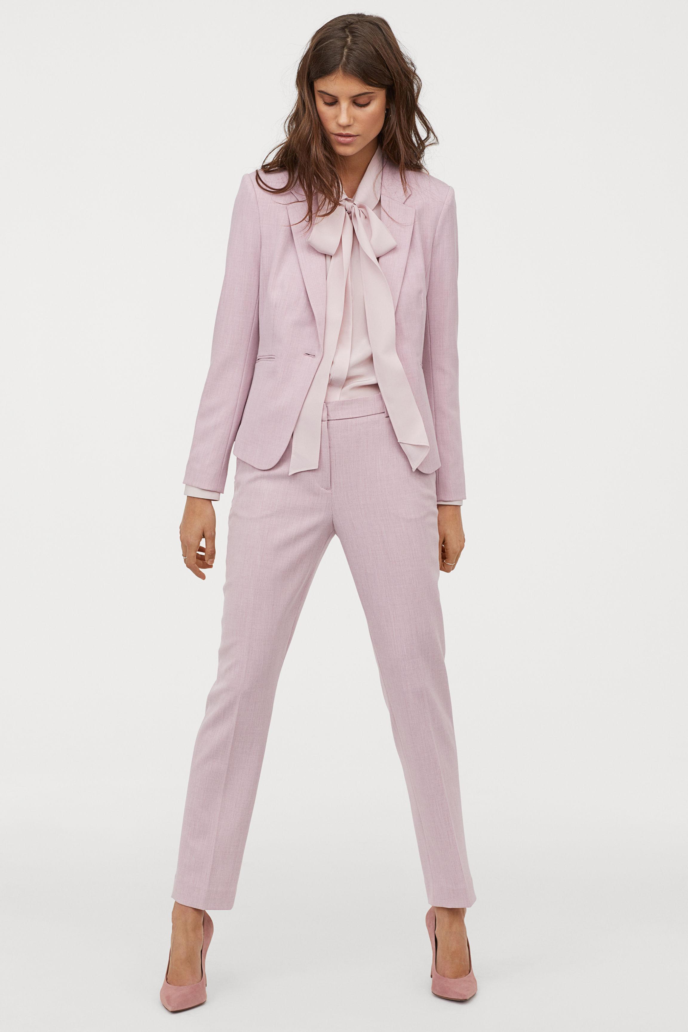 H&M Synthetic Suit Pants in Powder Pink (Pink) | Lyst
