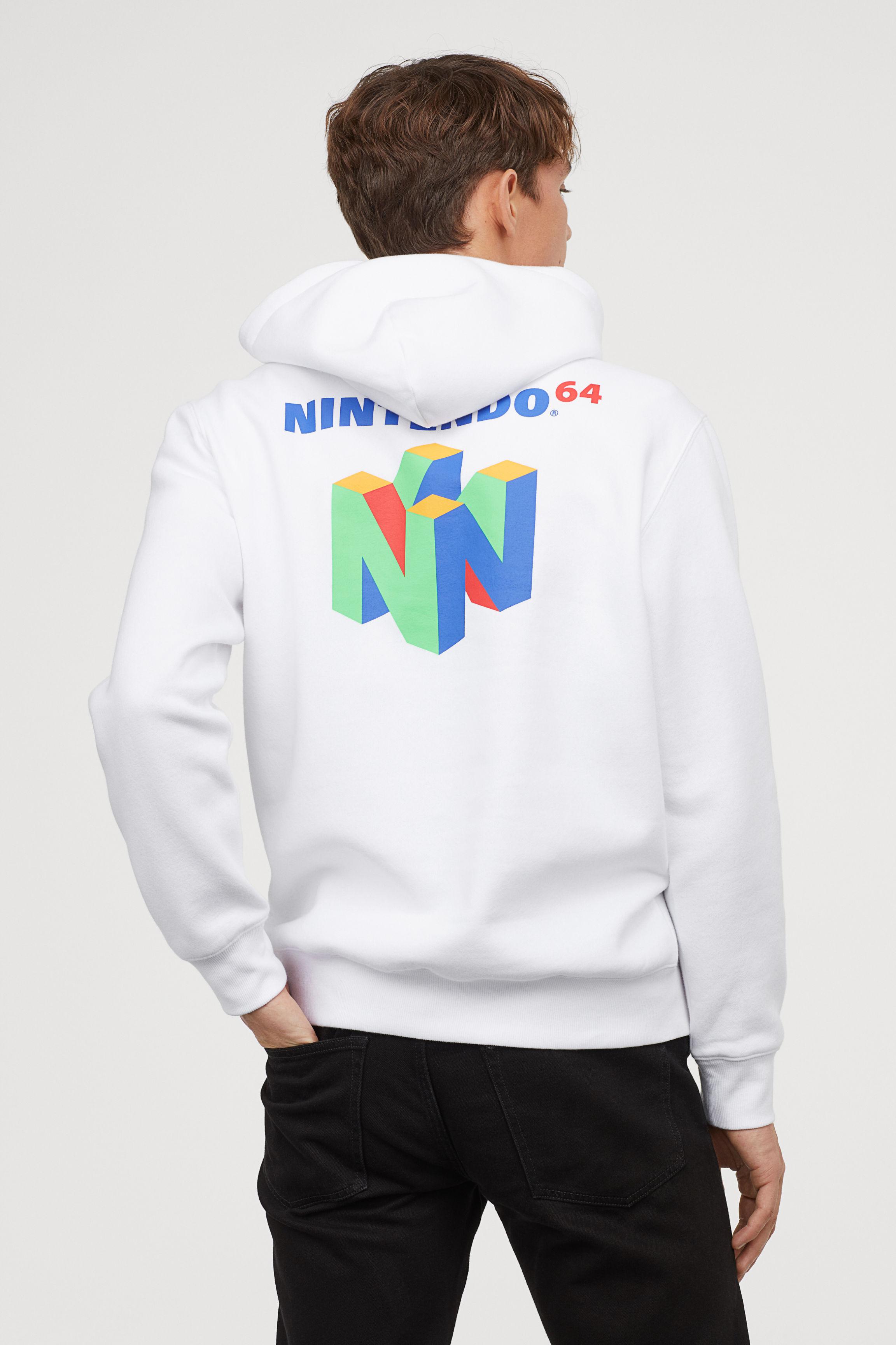 super nintendo hoodie h&m