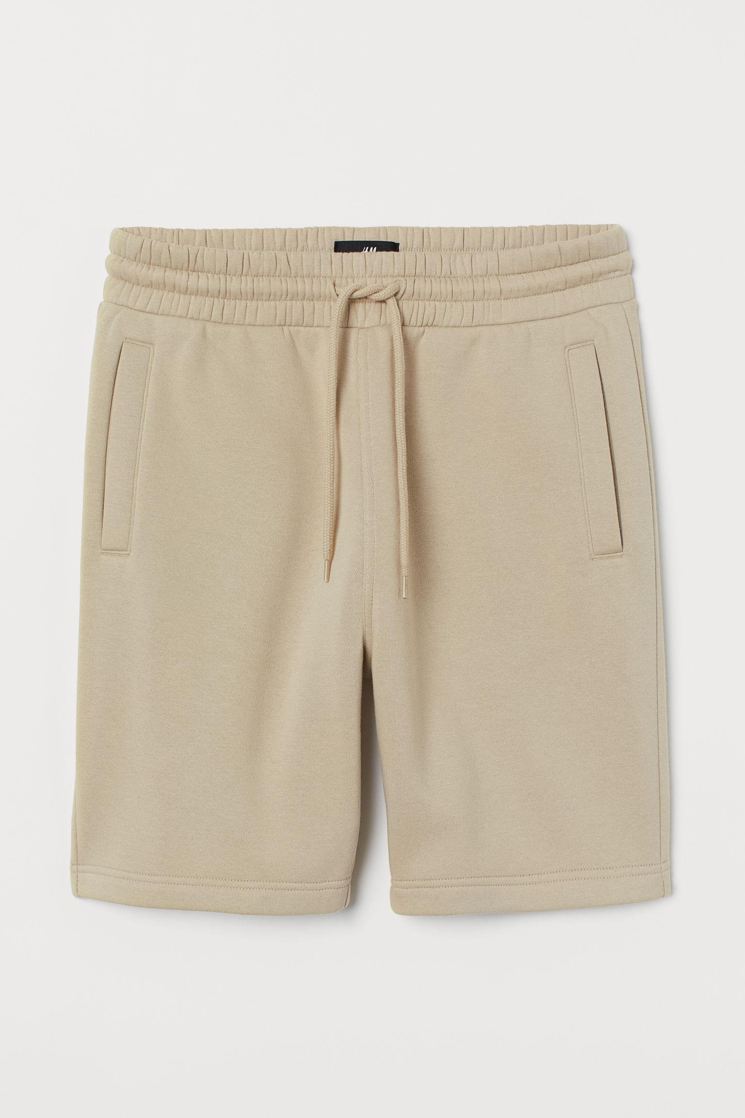H\u0026M Cotton Regular Fit Sweatshorts in 