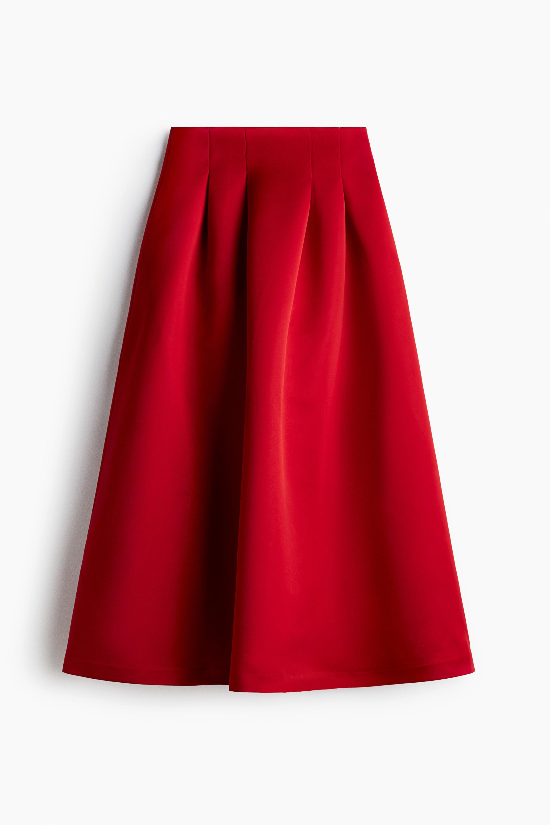 La petite jupe rouge à petit prix