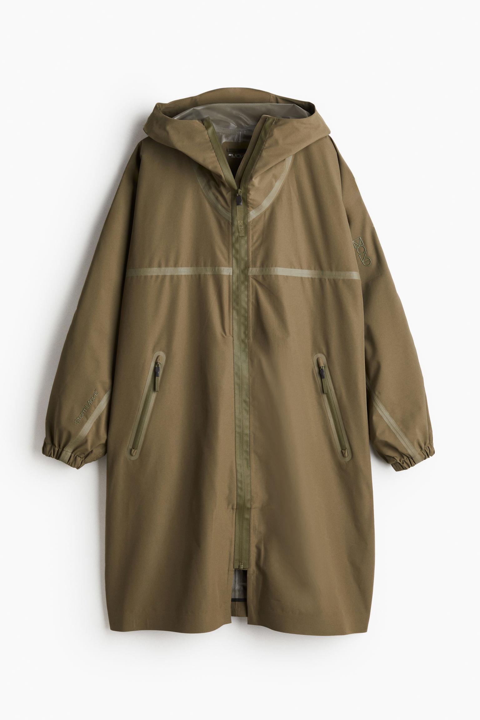 H&M StormMove Packbarer Regenparka in Grün Lyst DE
