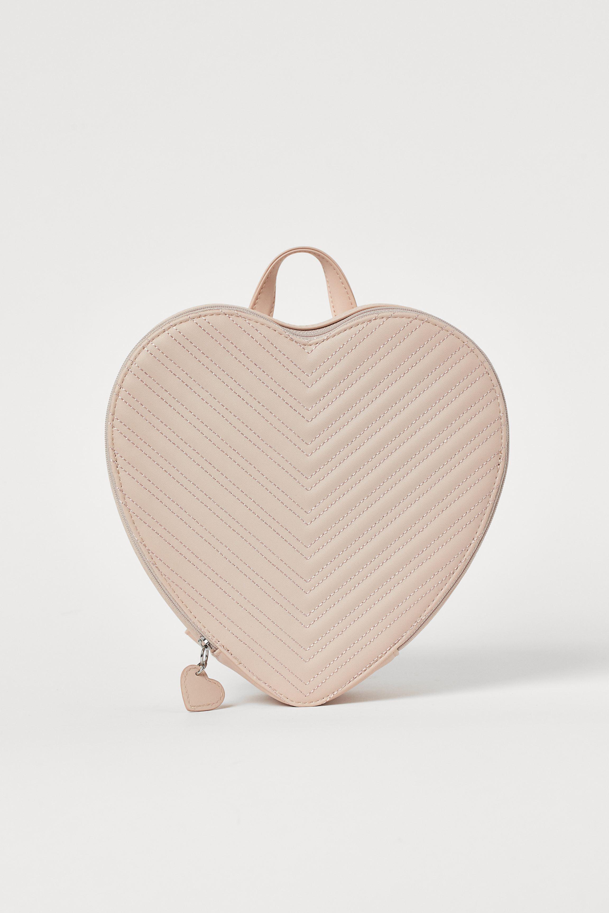 pink heart backpack