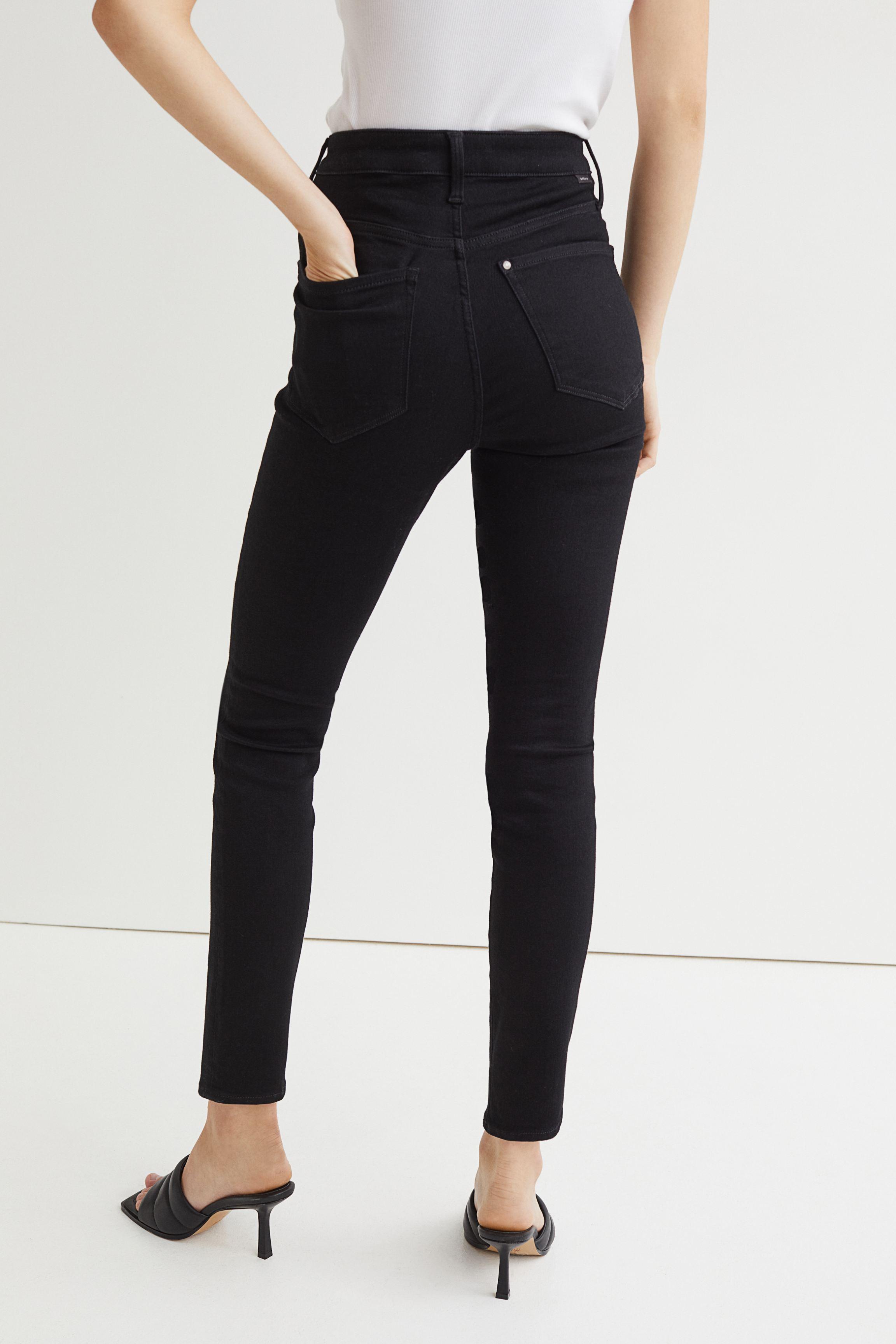 H\u0026M Denim Jeans in Black | Lyst