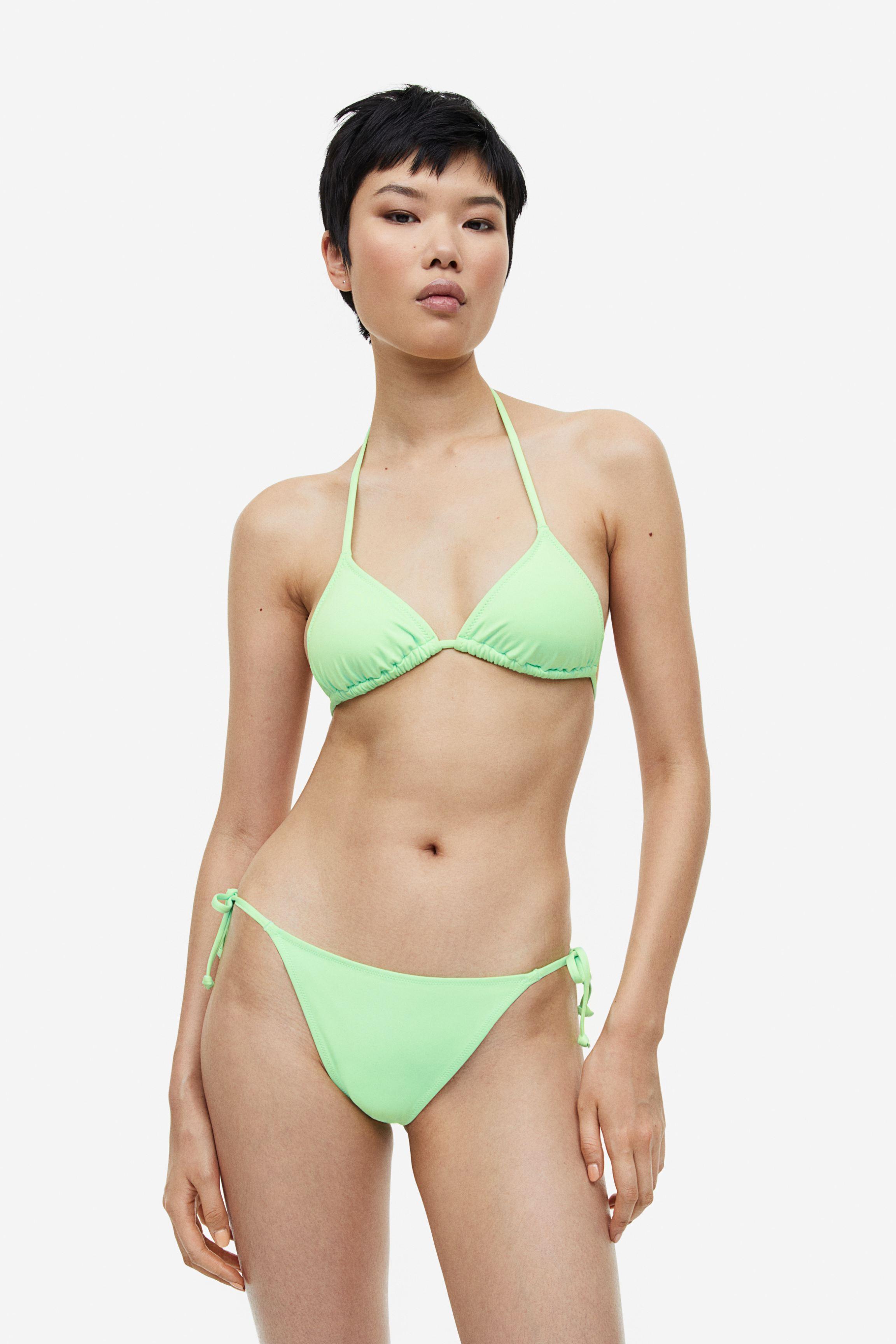 H&M Bikini Top in Green | Lyst