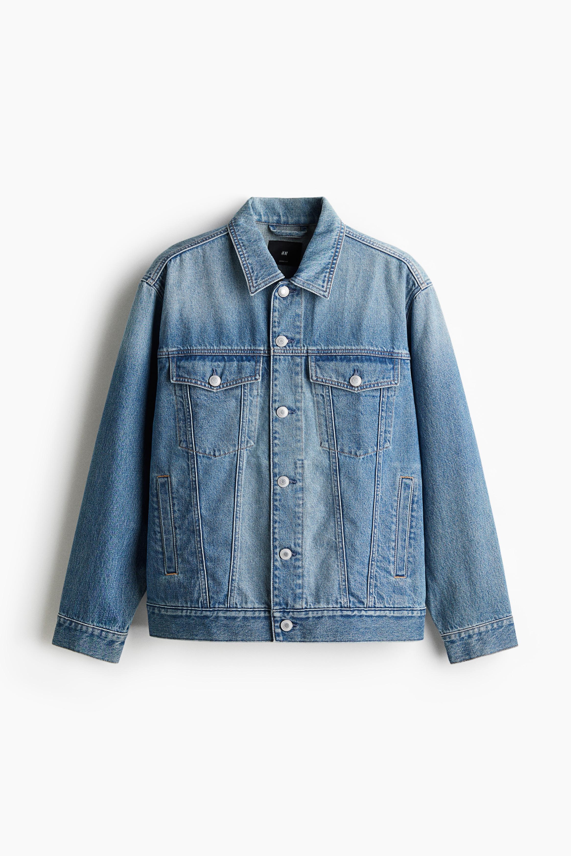 Denim Jeansjacke Jeansjacke Herren H&m Knielange Jeansjacke