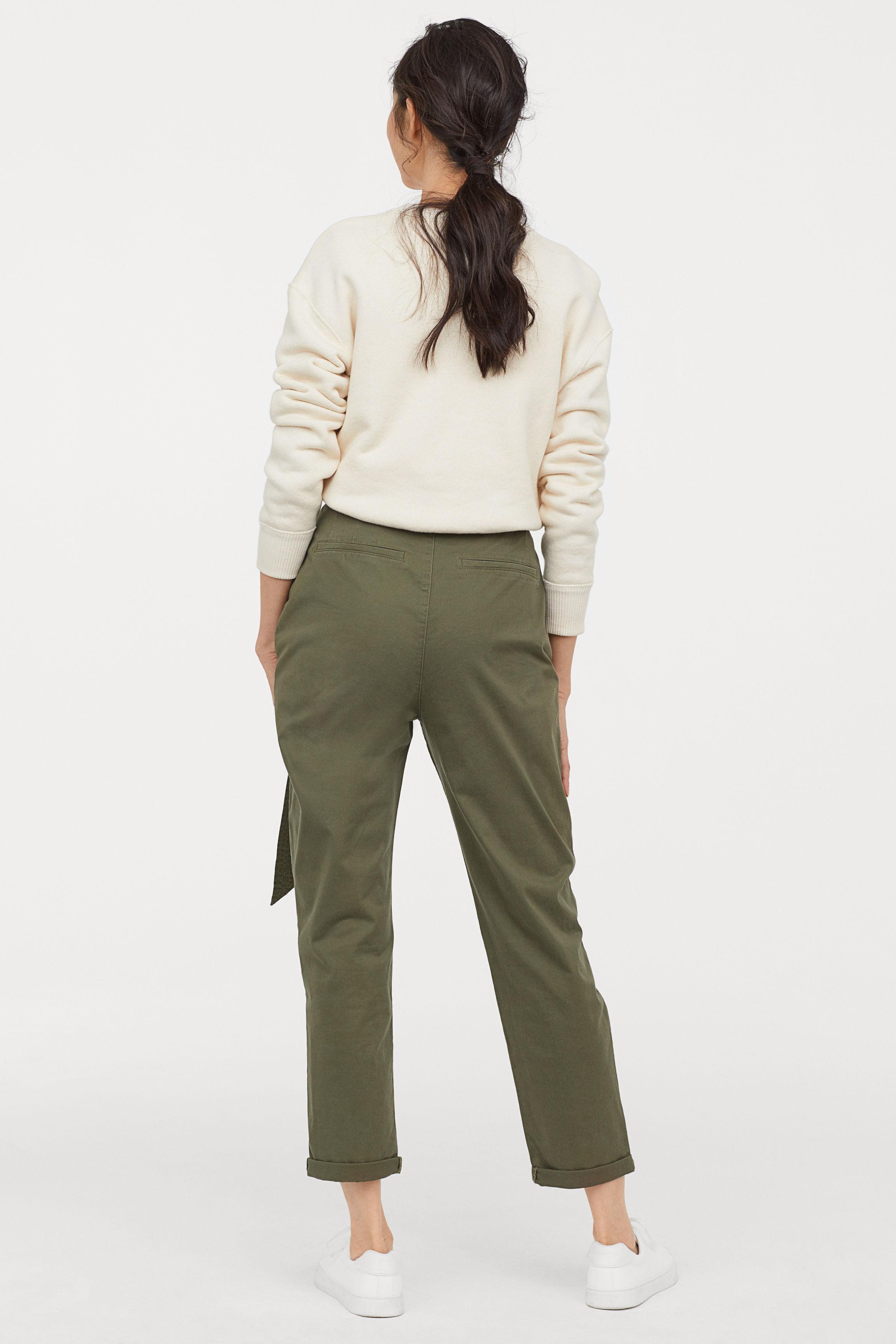 Wren Paperbag Pants - Green | Garmentory