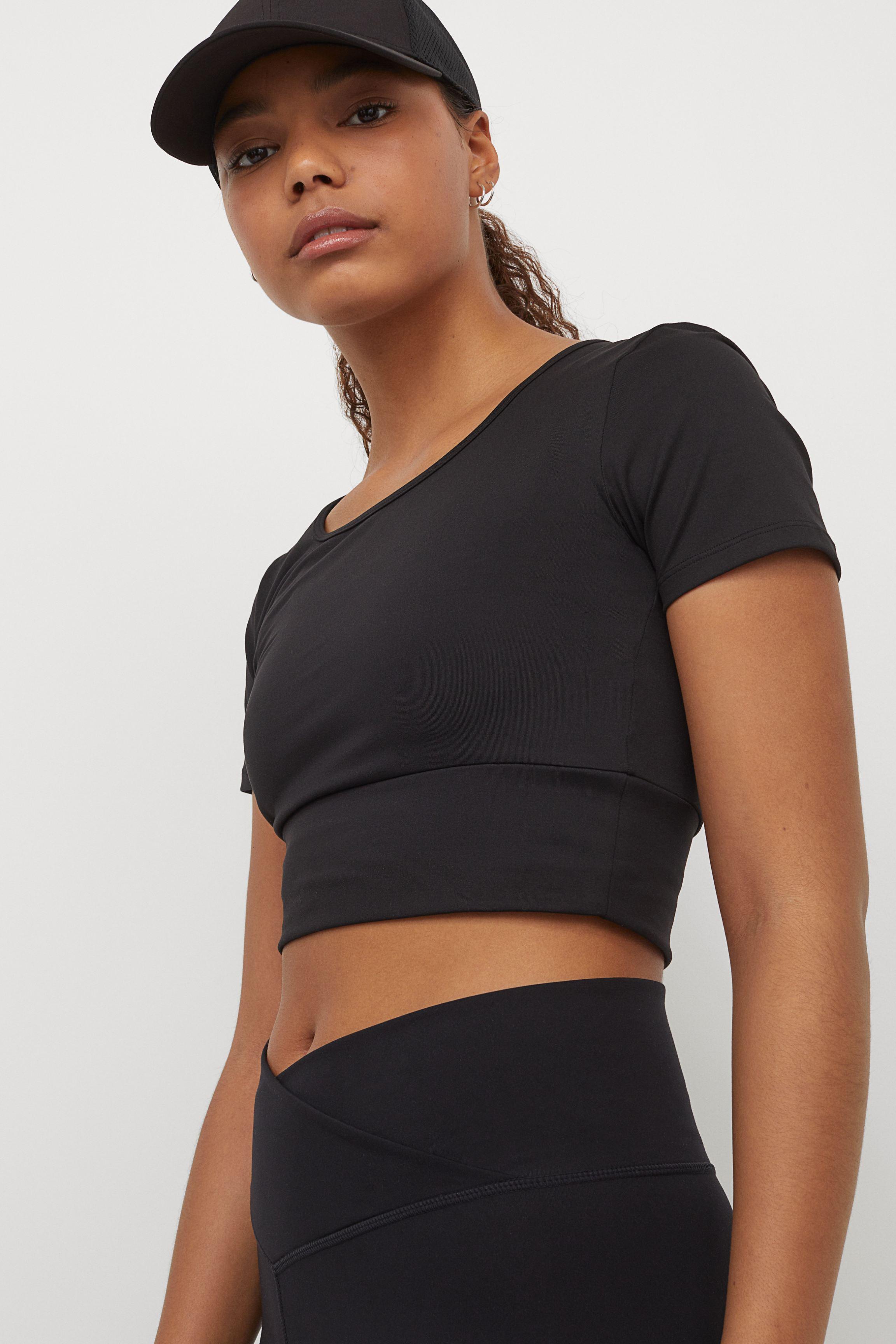 H\u0026M Synthetic Wrapover-waist Sports 